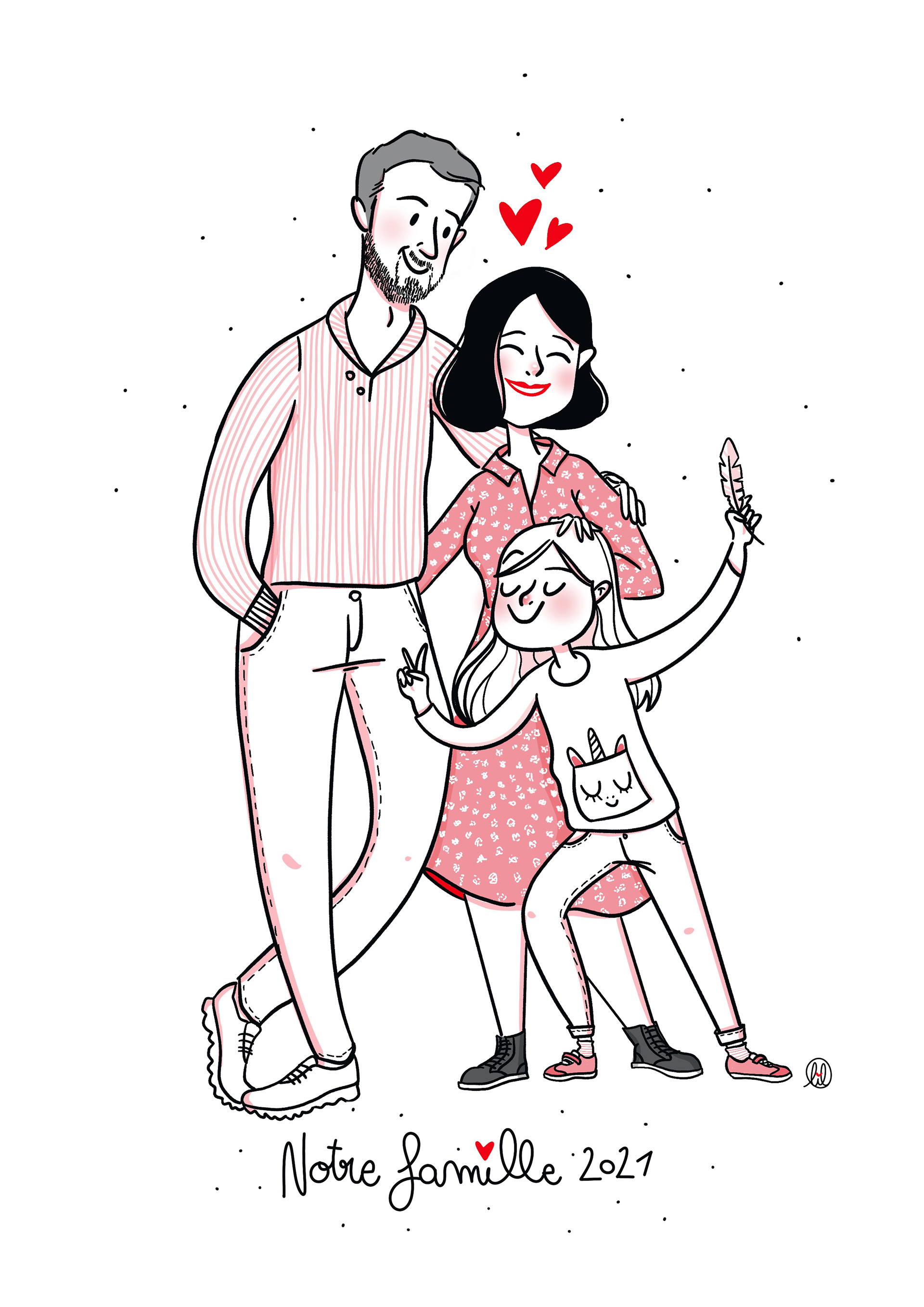 Portrait de famille particulier