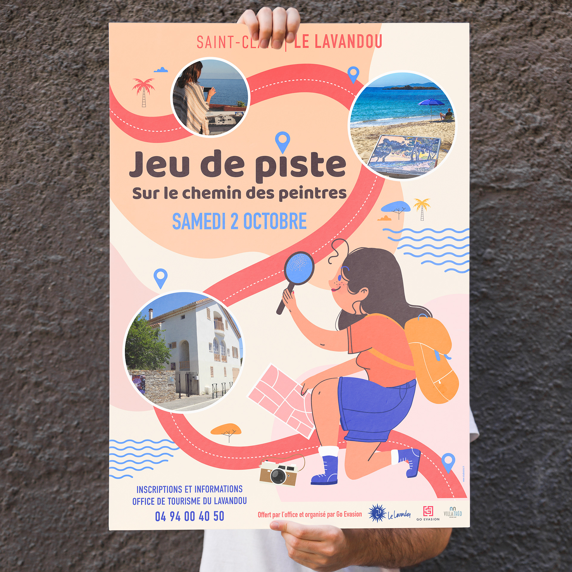 Affiche Ville du Lavandou
