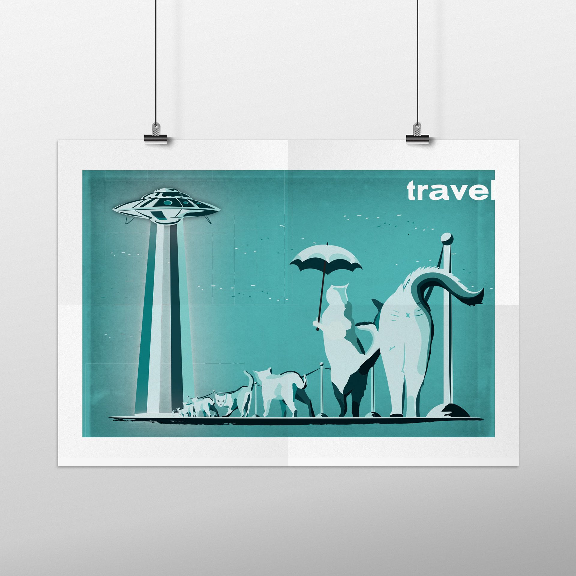 Retro Travel Inspired Poster
