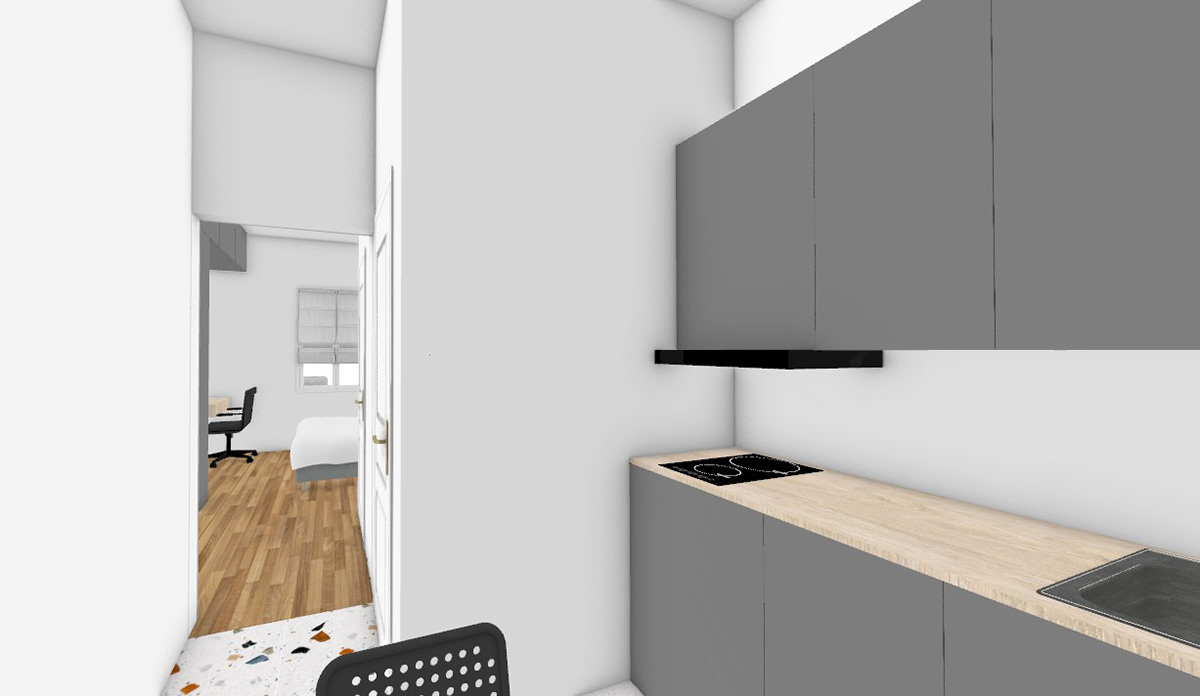 STUDIO 01 / KITCHENETTE