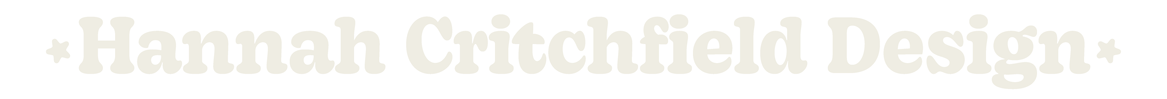 Hannah Critchfield Design