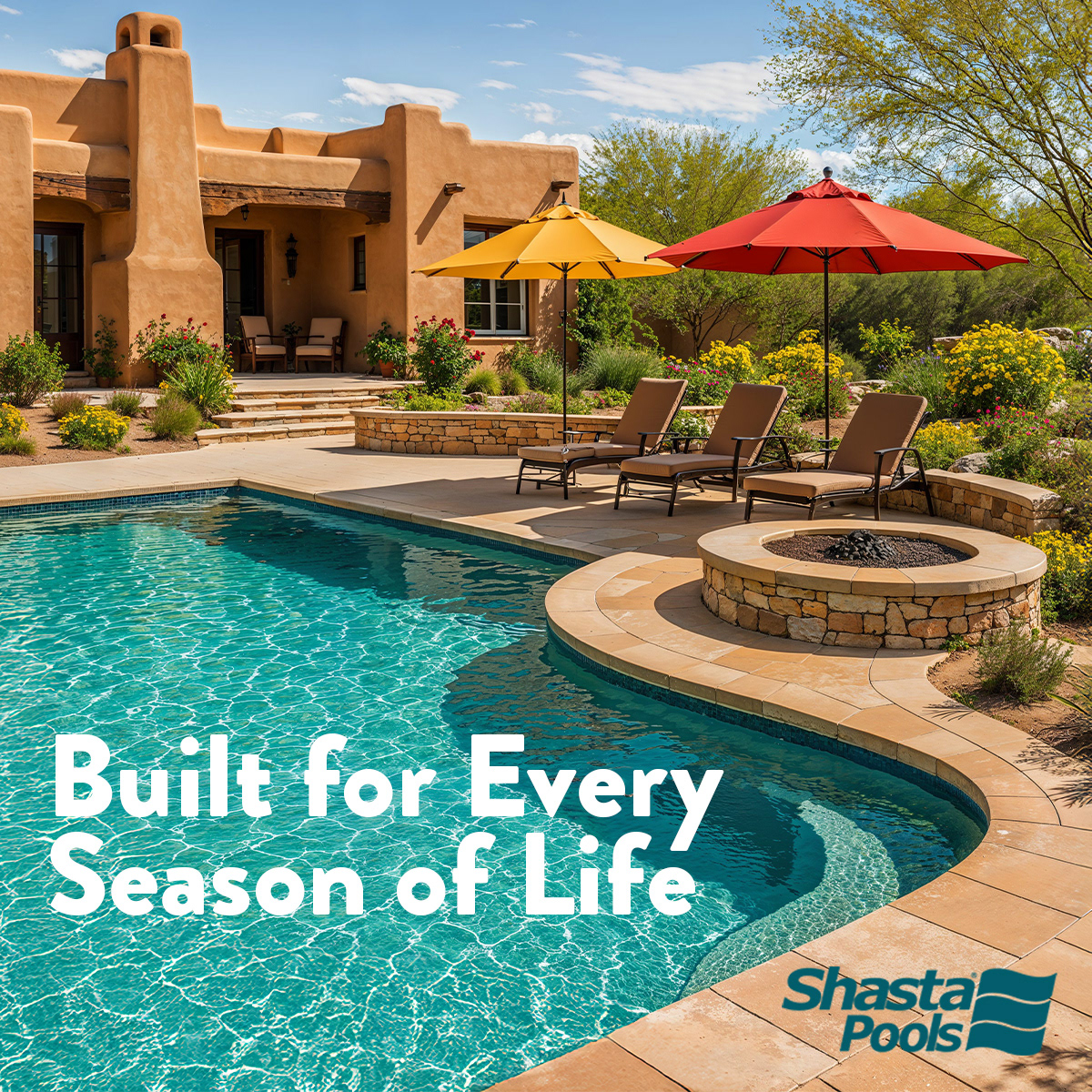 Shasta Pools ad for Google Demand Gen ads, version 2 of 3