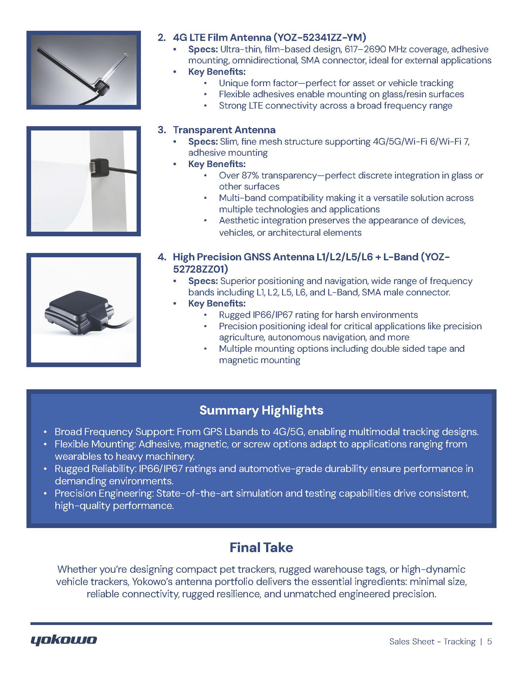Yokowo Sales Sheets page 1 of 2