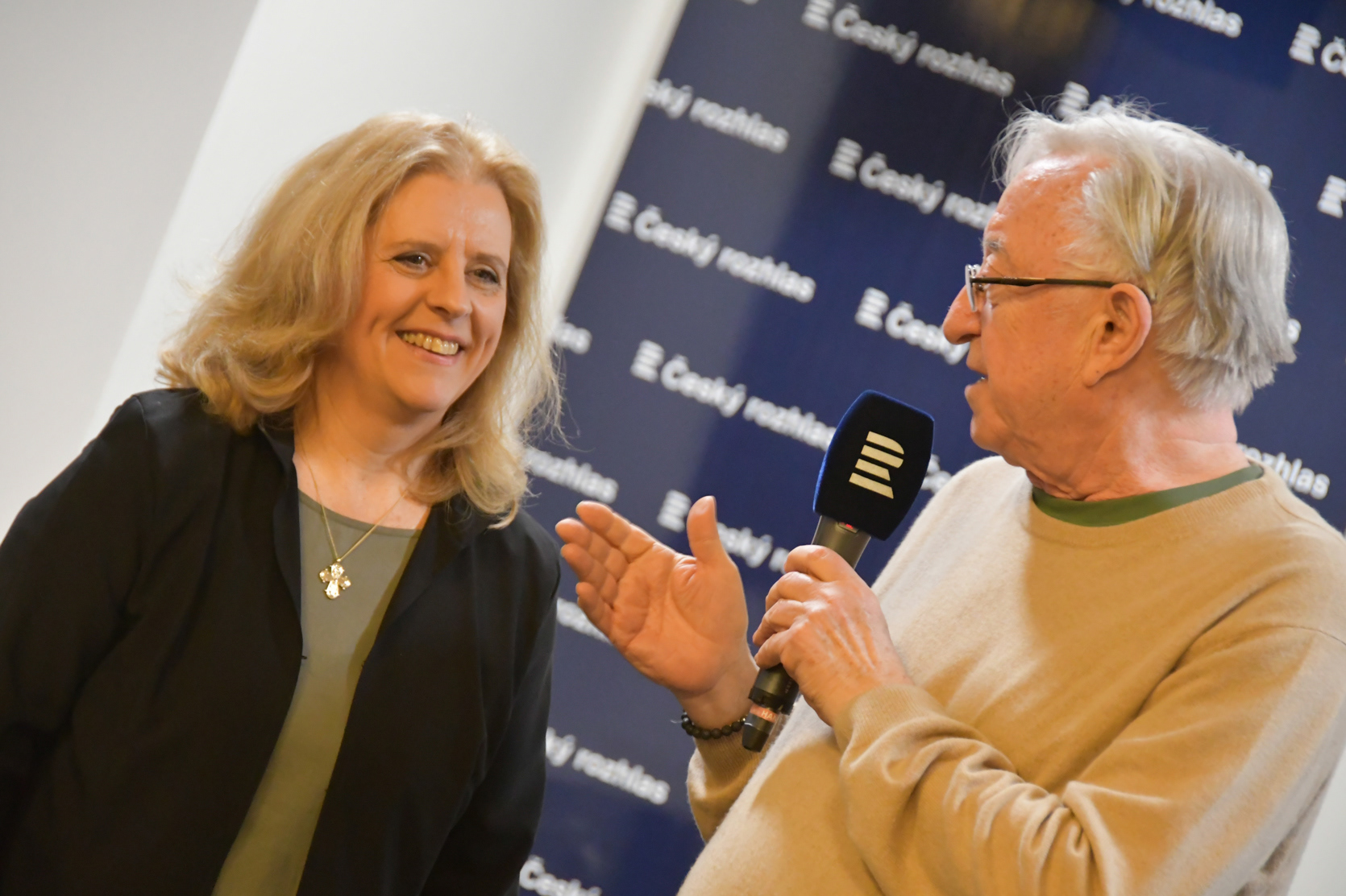 Křest audioknih O květině a Houslový klíč, 2023 S J. Lábusem