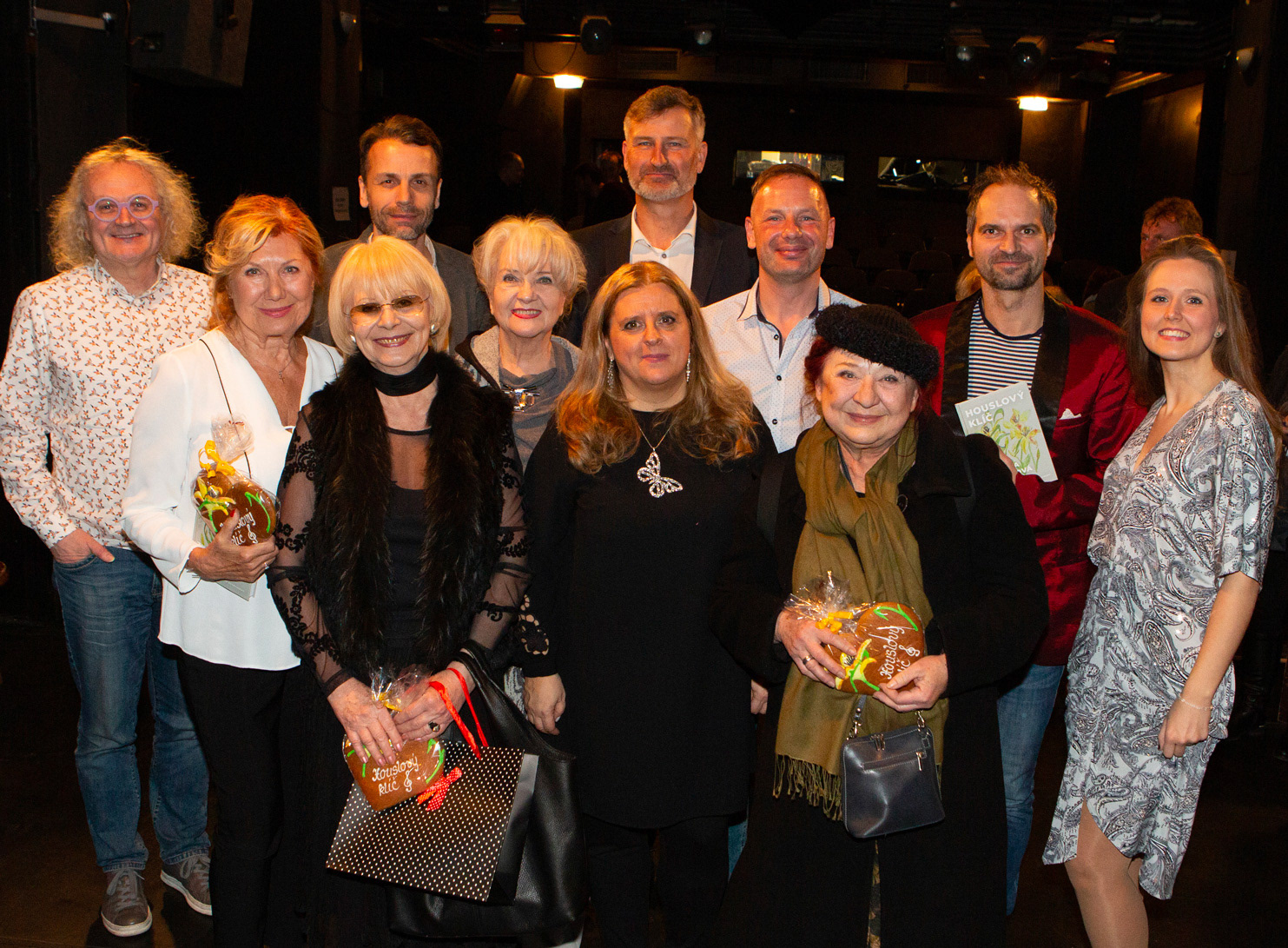 Křest knihy Houslový klíč, Ypsilonka 2020, J. Jiráň, V. Peterková, P. Mikeska, M.Drahokoupilová, C. Mayerová, A. Barák, Z.M., J. Snětivý, L. Molínová, P. Vršek, A. Bohdanová