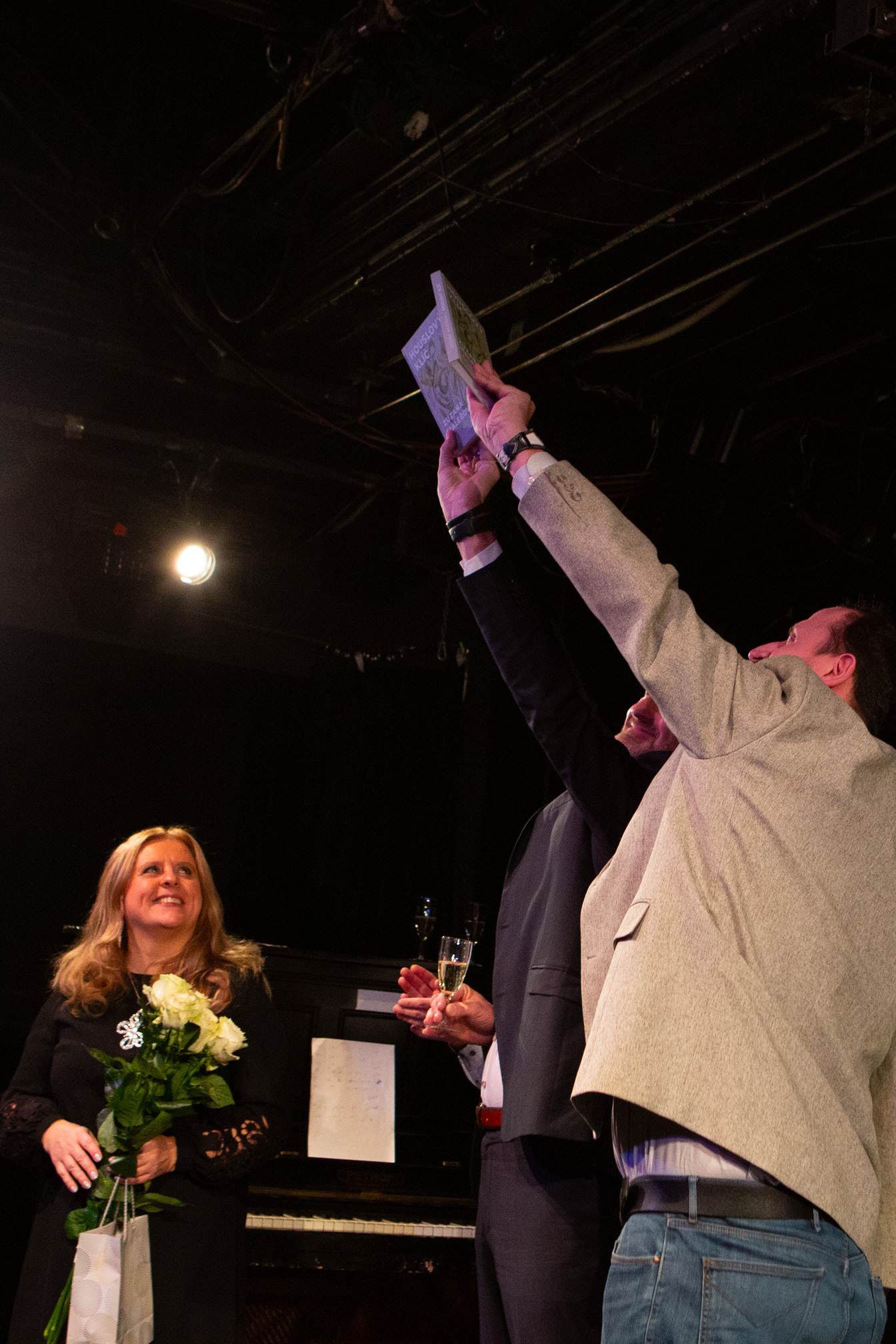 Křest knihy Houslový klíč, Ypsilonka 2020, Z.M., Antonín Barák, Pavel Šimčík