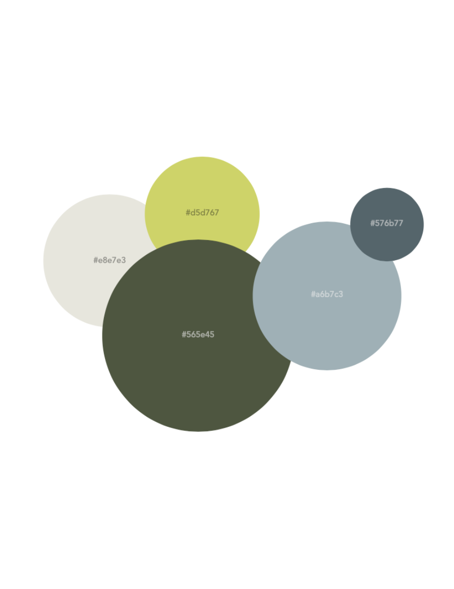 Colour pallet for Lake City Landscaping