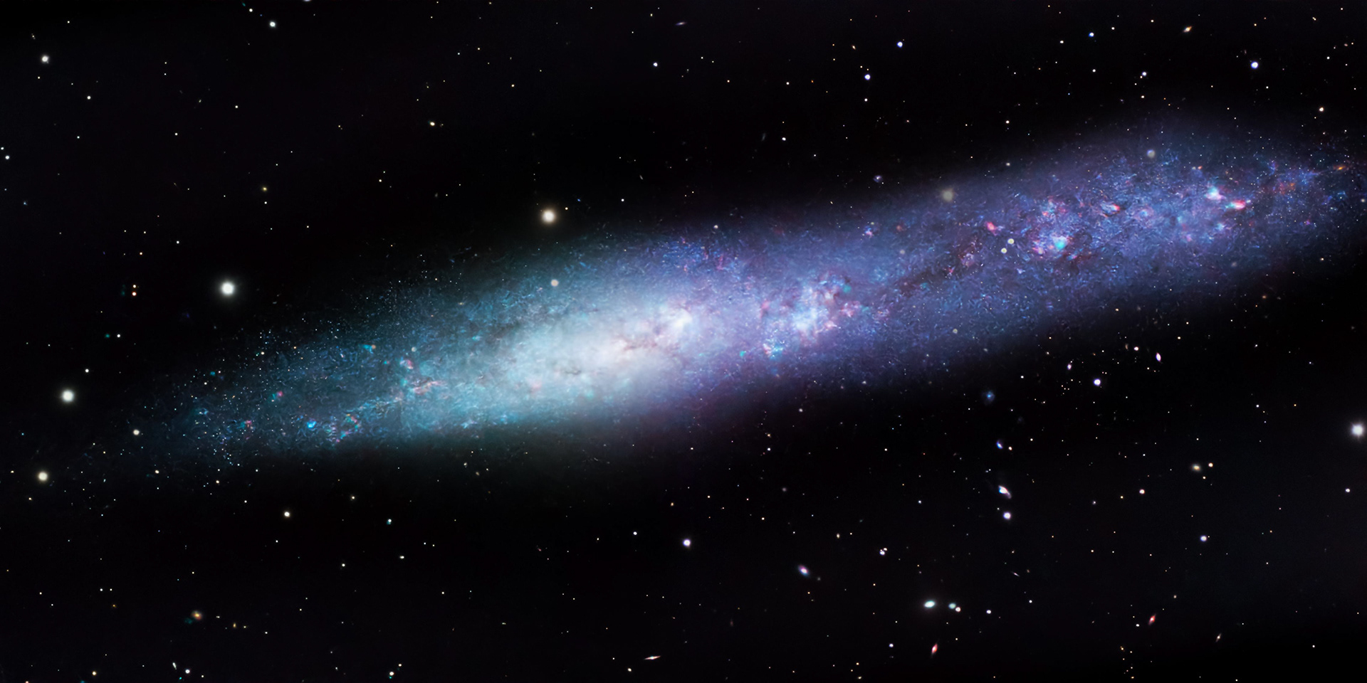 NGC 55 🔭 Telescope: Celestron EdgeHD 8" 📷 Camera: ZWO ASI 533MC Pro 🌀 Mount: NEQ6 Pro 🎯 Filters: Optolong L-extreme, Optulong UV/IR Cut 🕒 Exposure: RGB 3.25h 3.95h HA + OIII