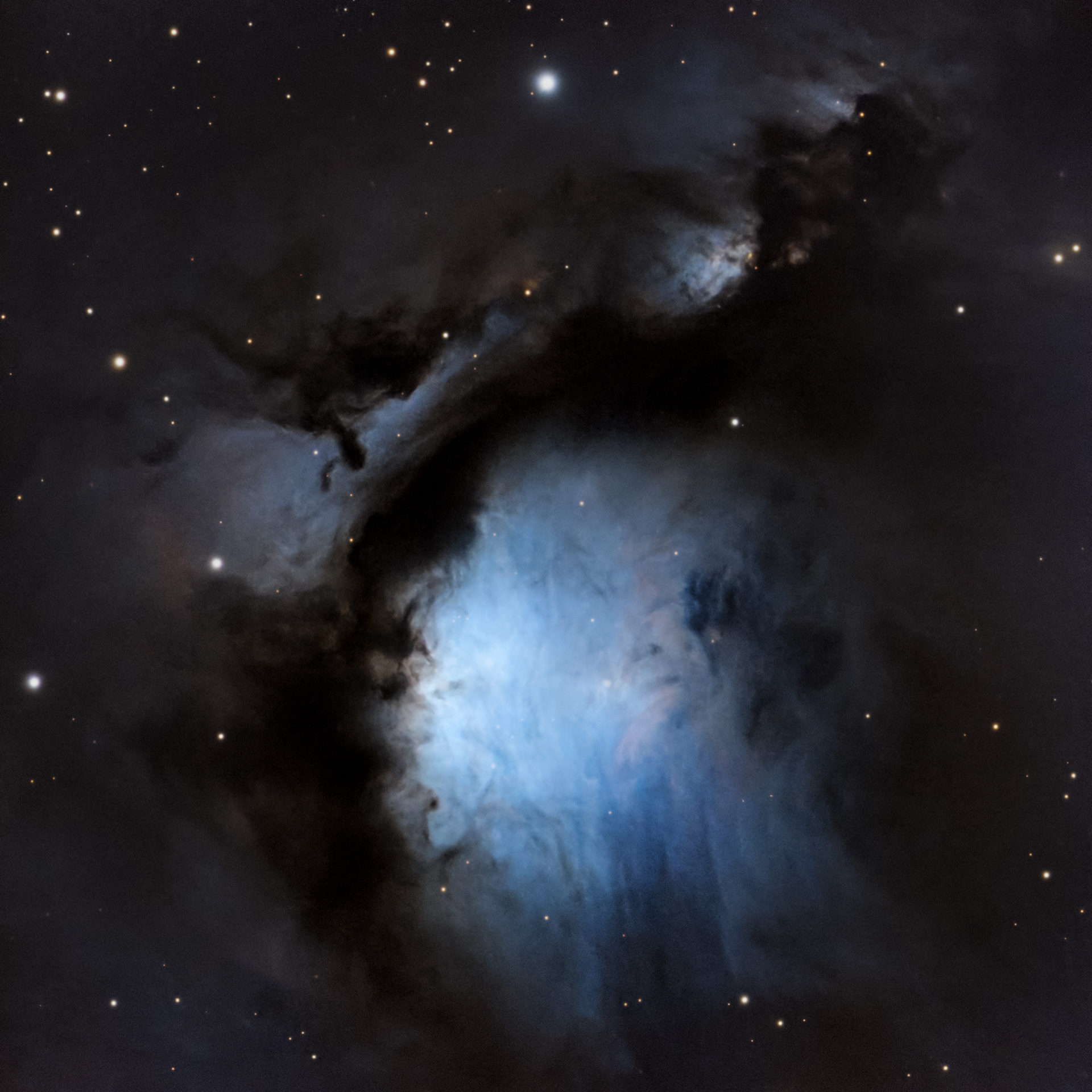  Casper the Friendly Ghost Nebula 🔭 Telescope: Celestron EdgeHD 8" 📷 Camera: ZWO ASI 533MC Pro 🌀 Mount: NEQ6 Pro 🎯 Filters: Optolong UV/IR Cut 🕒 Exposure: 3h 