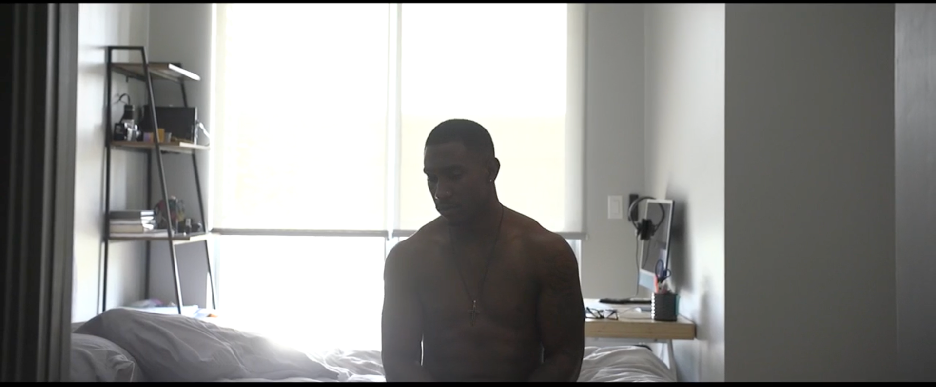 from "Let Them Be Loved" (2022 Short Film). pictured - Matthew L. Mitchell. DP - Shady Malak.