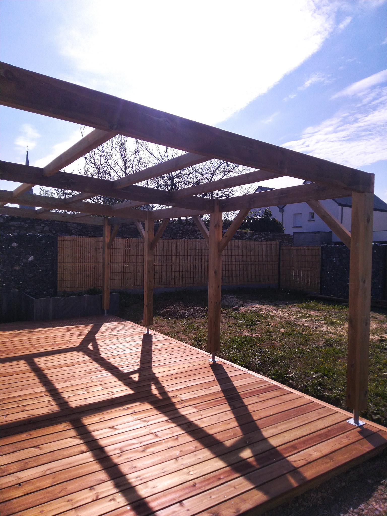 Terrasse et pergola