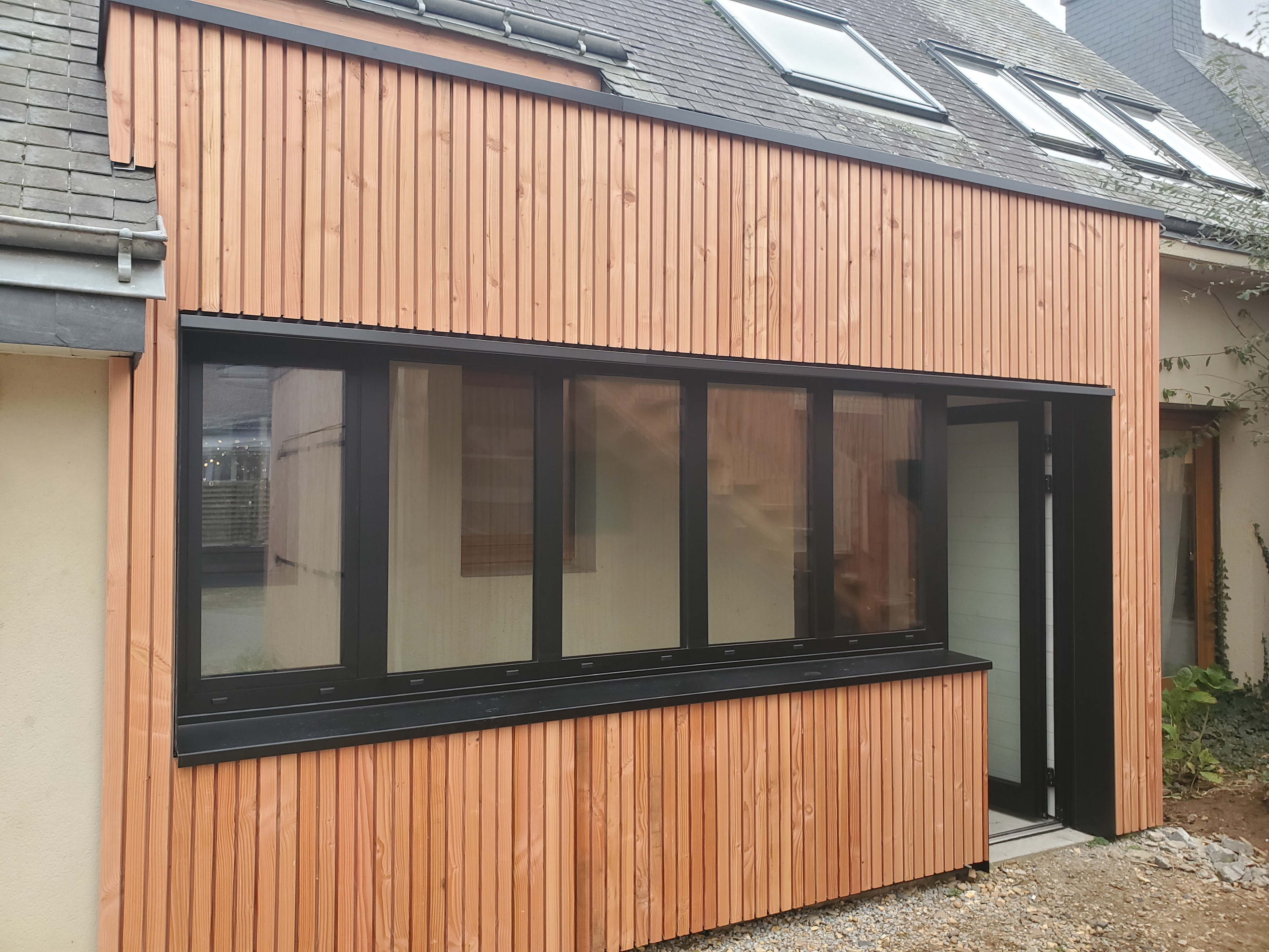 Extension, garage et toit terrasse
