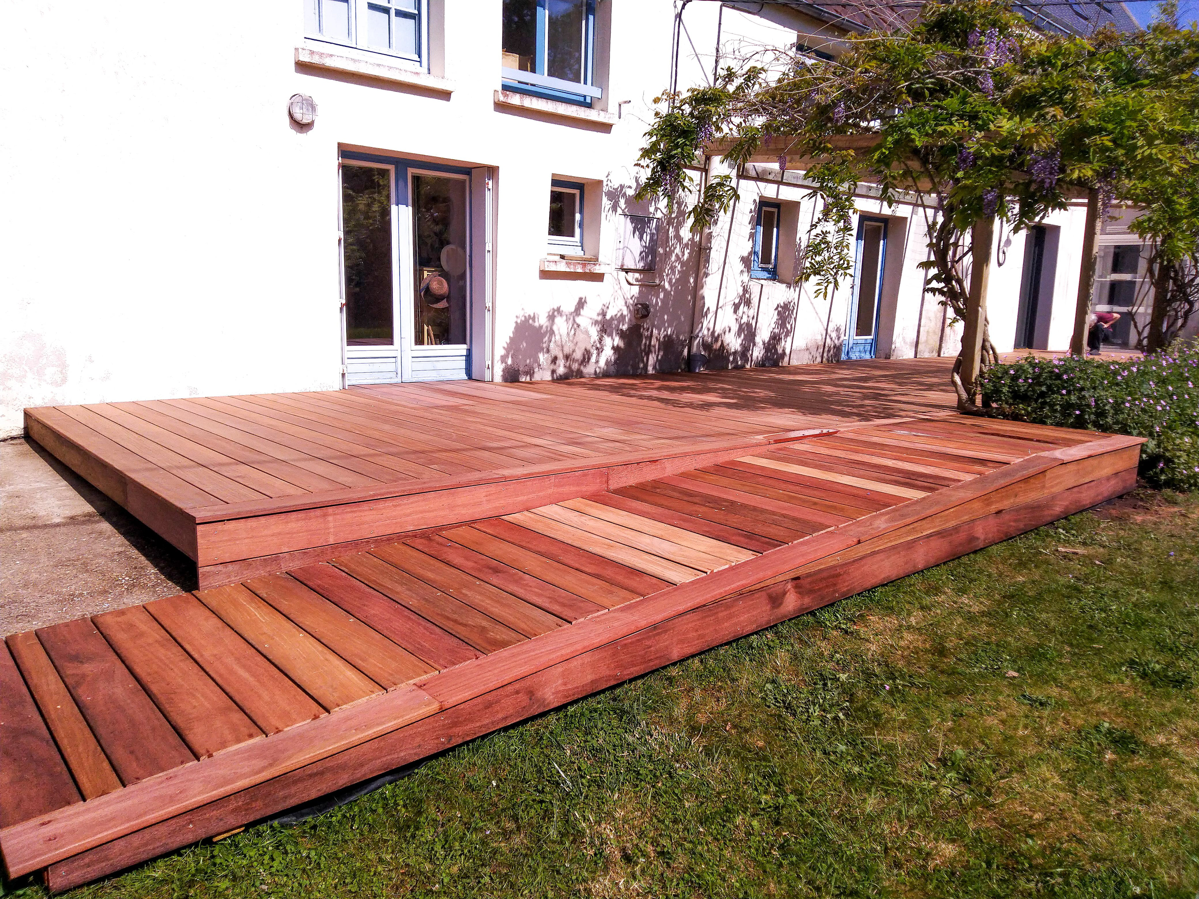 Terrasse en cumaru
