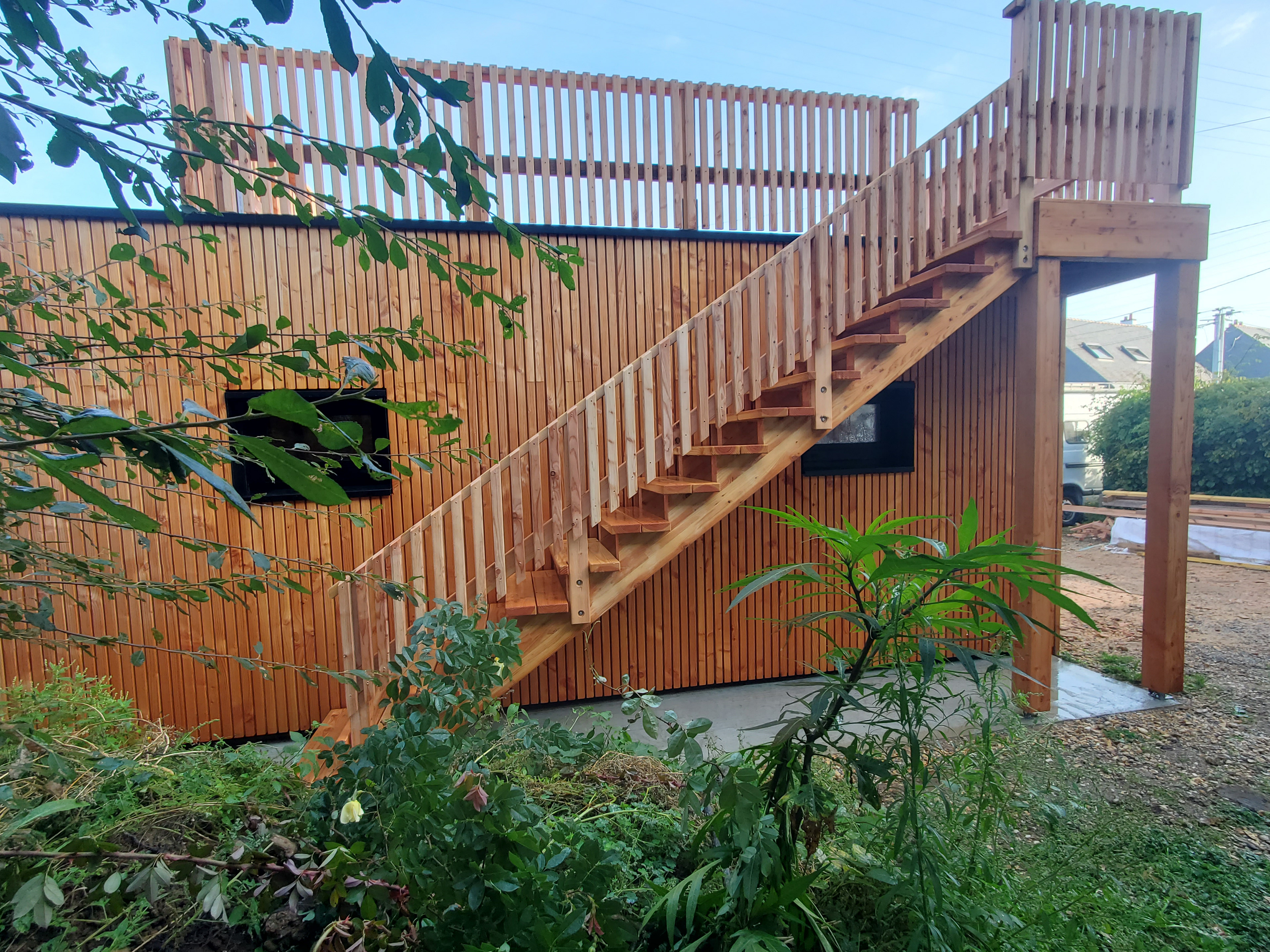 Extension, garage et toit terrasse