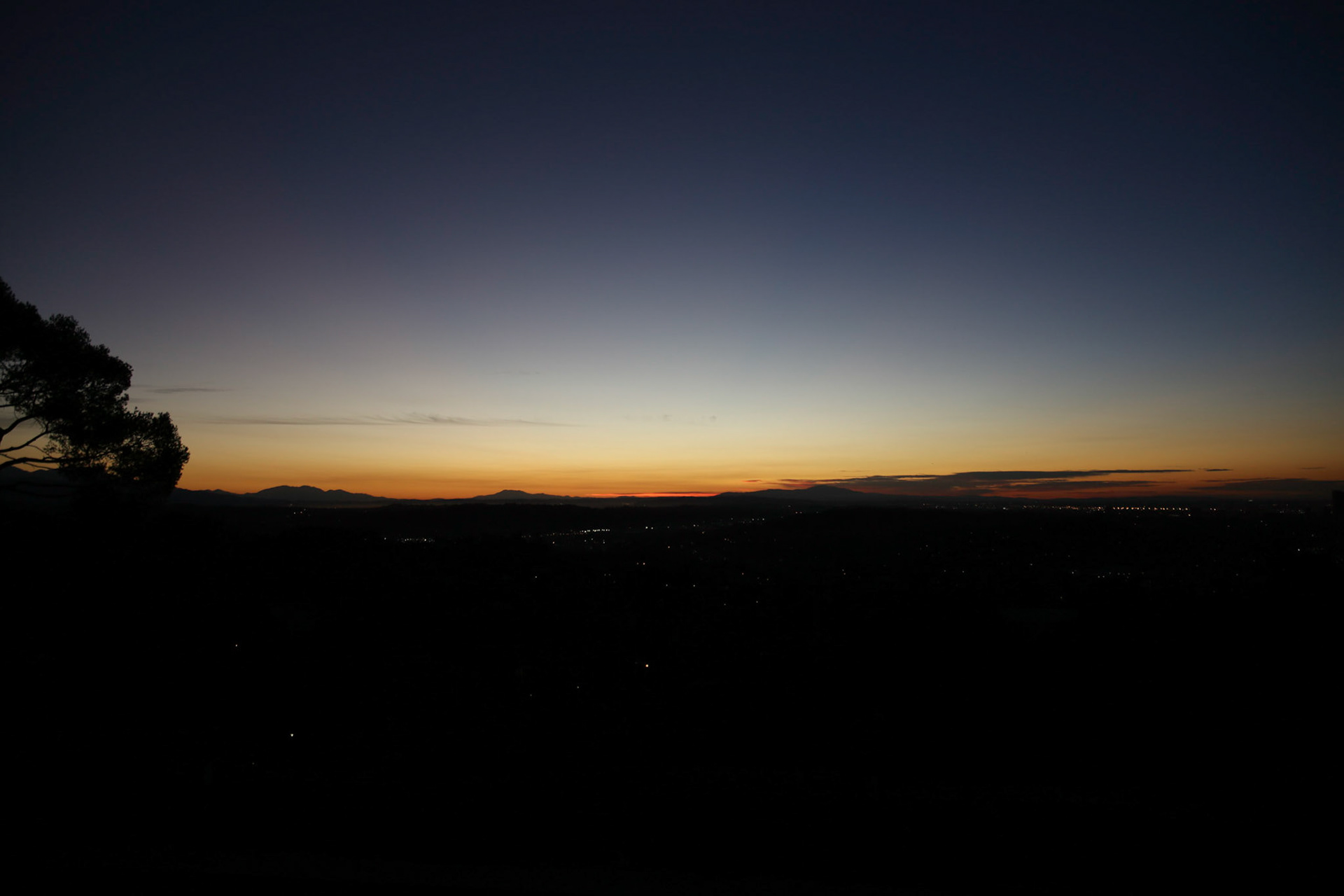 Blick auf Los Angeles vom Griffith Observatory.