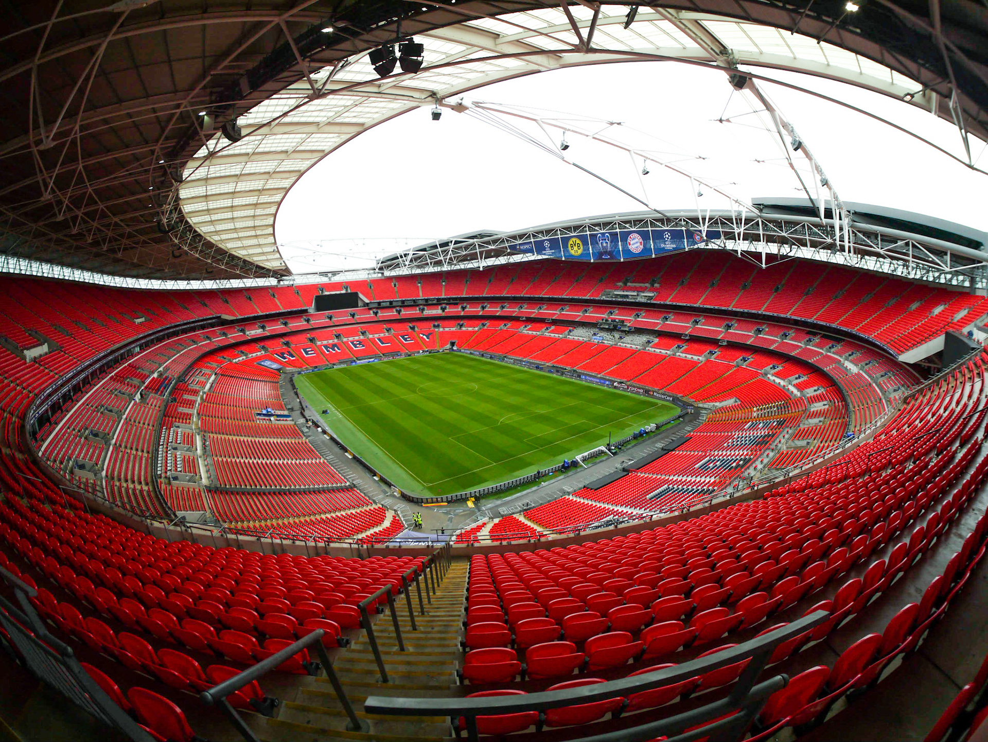 Wembley, London. Bayern München - Borussia Dortmund (2:1). 25. 05. 2013. Aufgenommen am Tag vor dem Spiel.