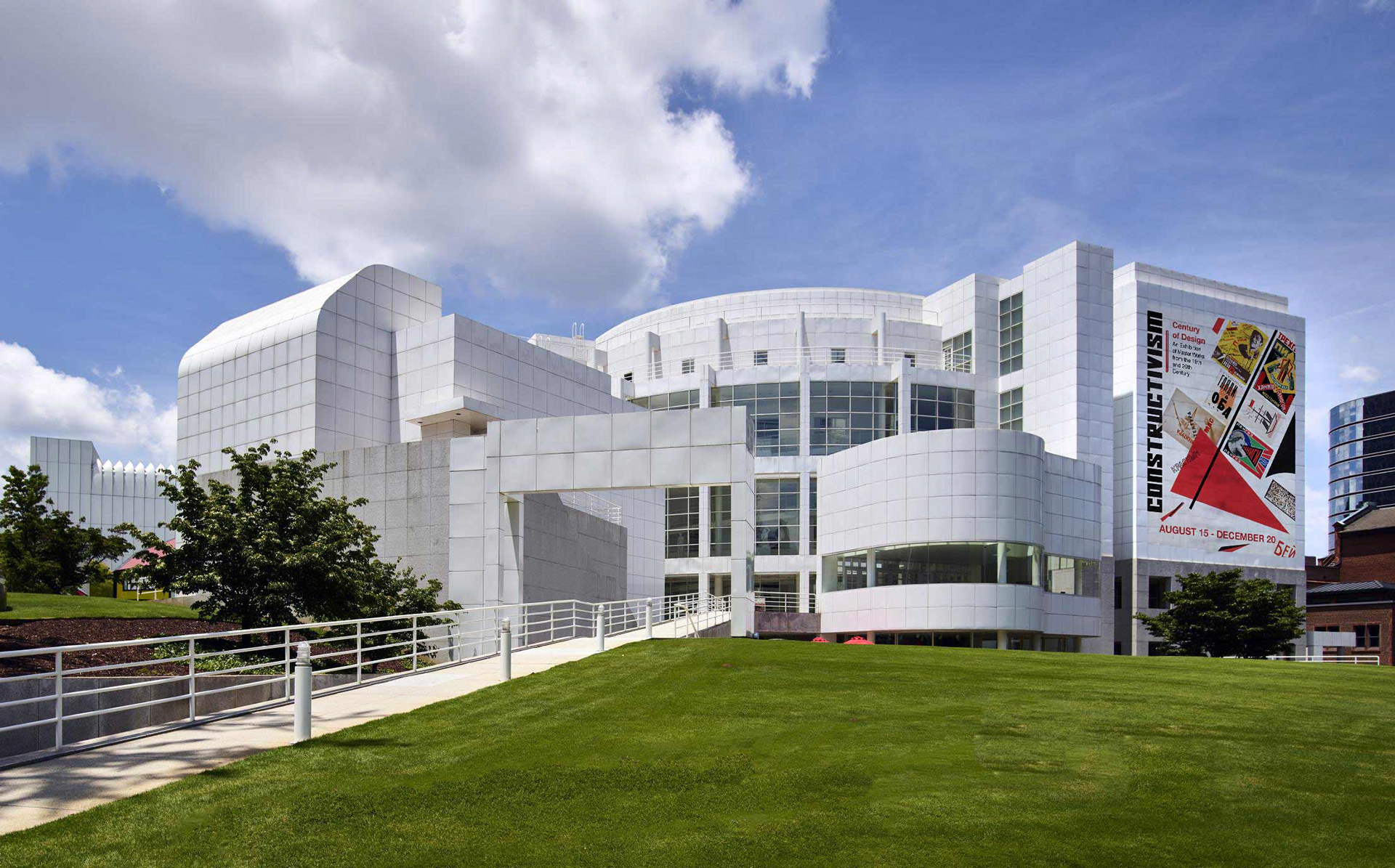 High Museum with Century of Design poster on an outside wall