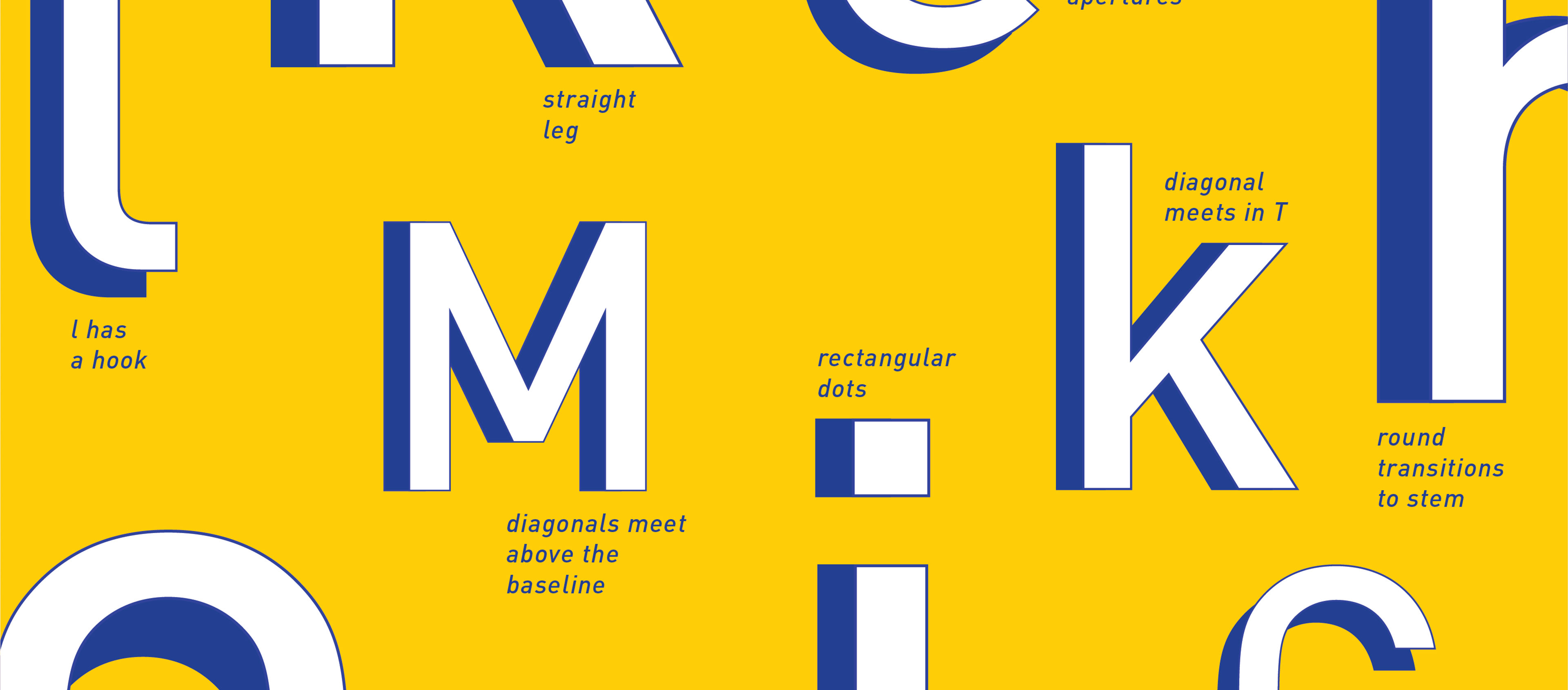 Close up on the book that shows DIN typeface's characteristics