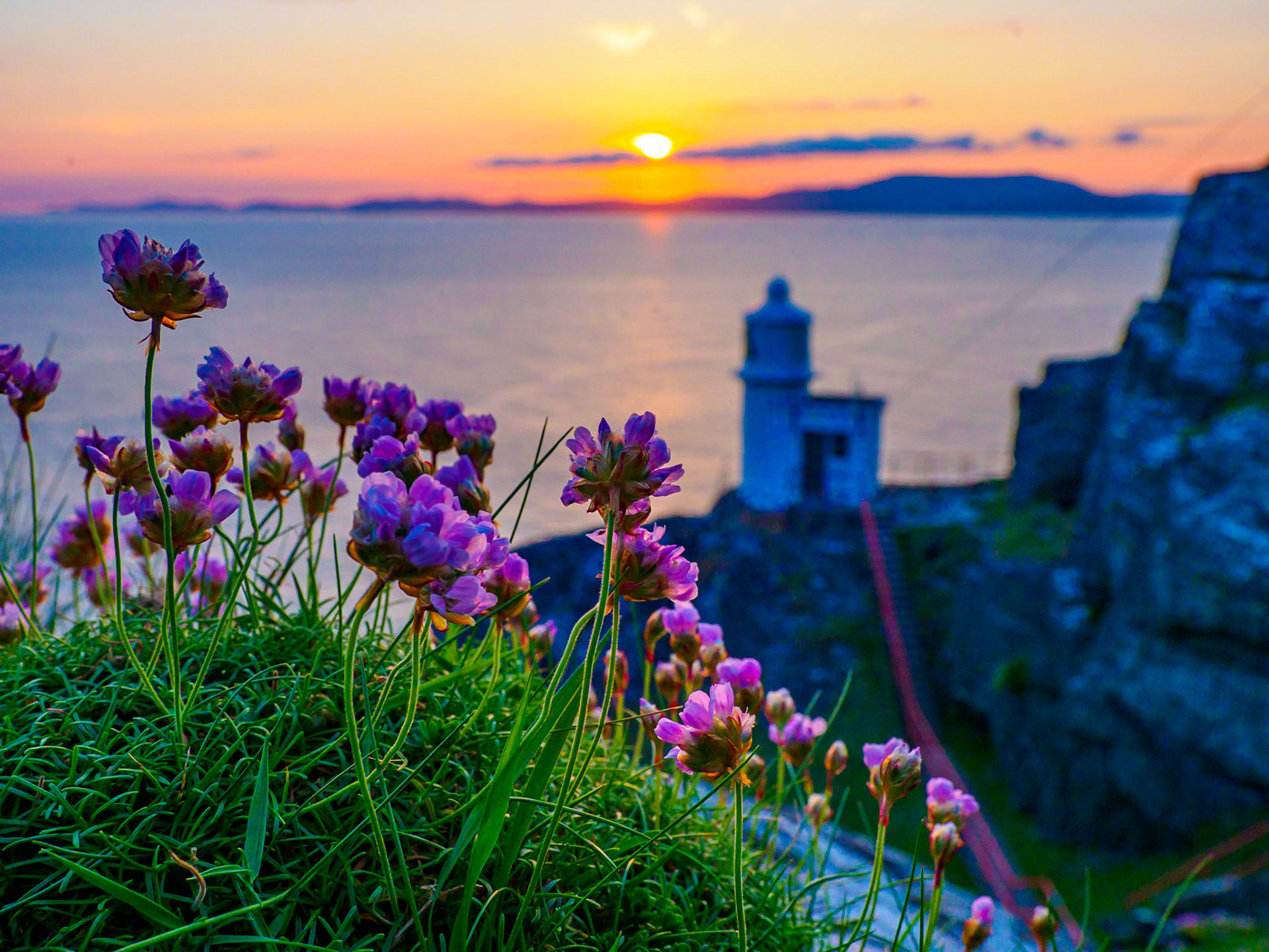 Sheep's Head Lighthouse at Sunset, Sheep's Head, County Cork, Ireland