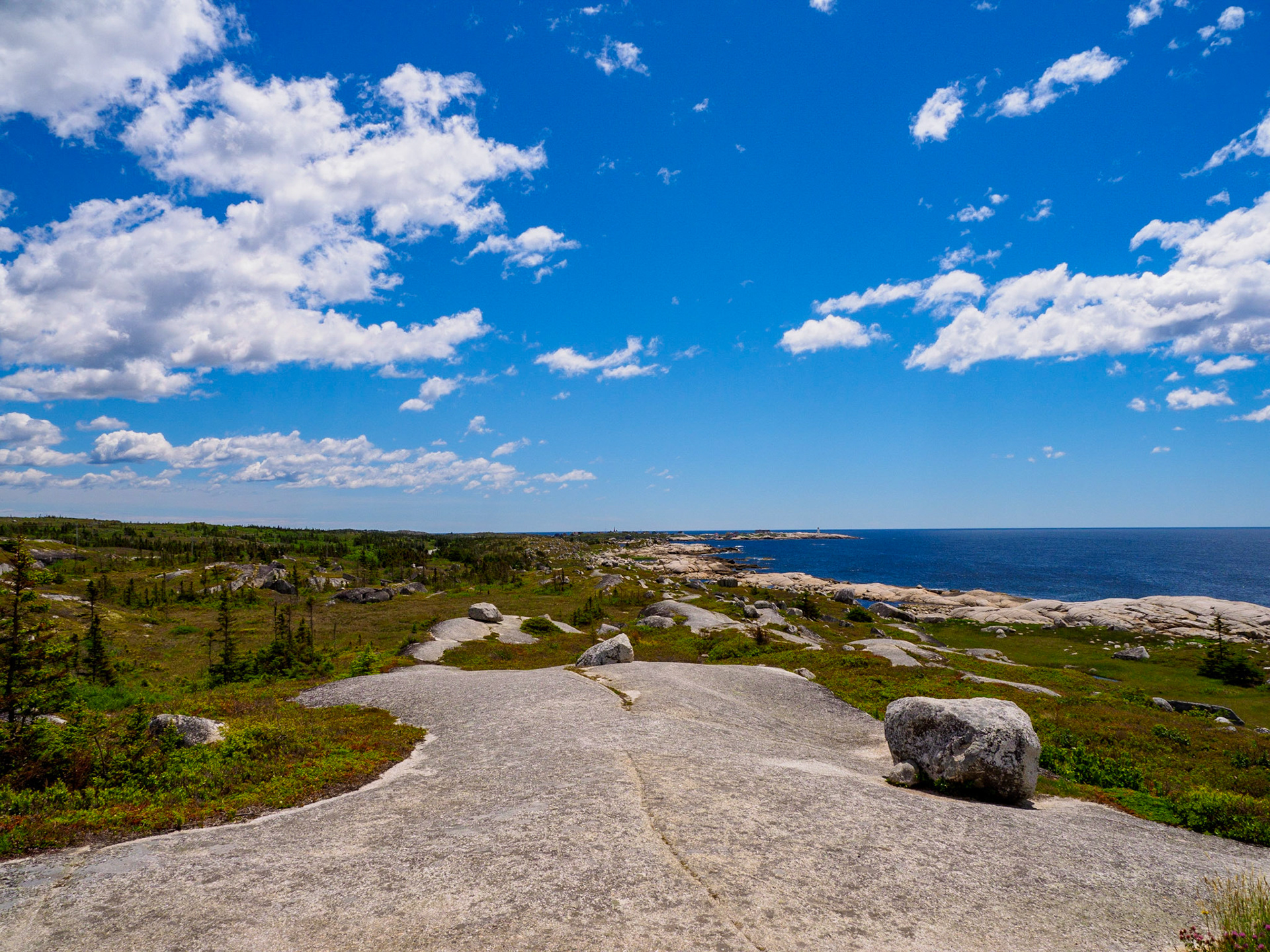 Views of Peggy’s Cove from Swiss Air Memorial, Nova Scotia