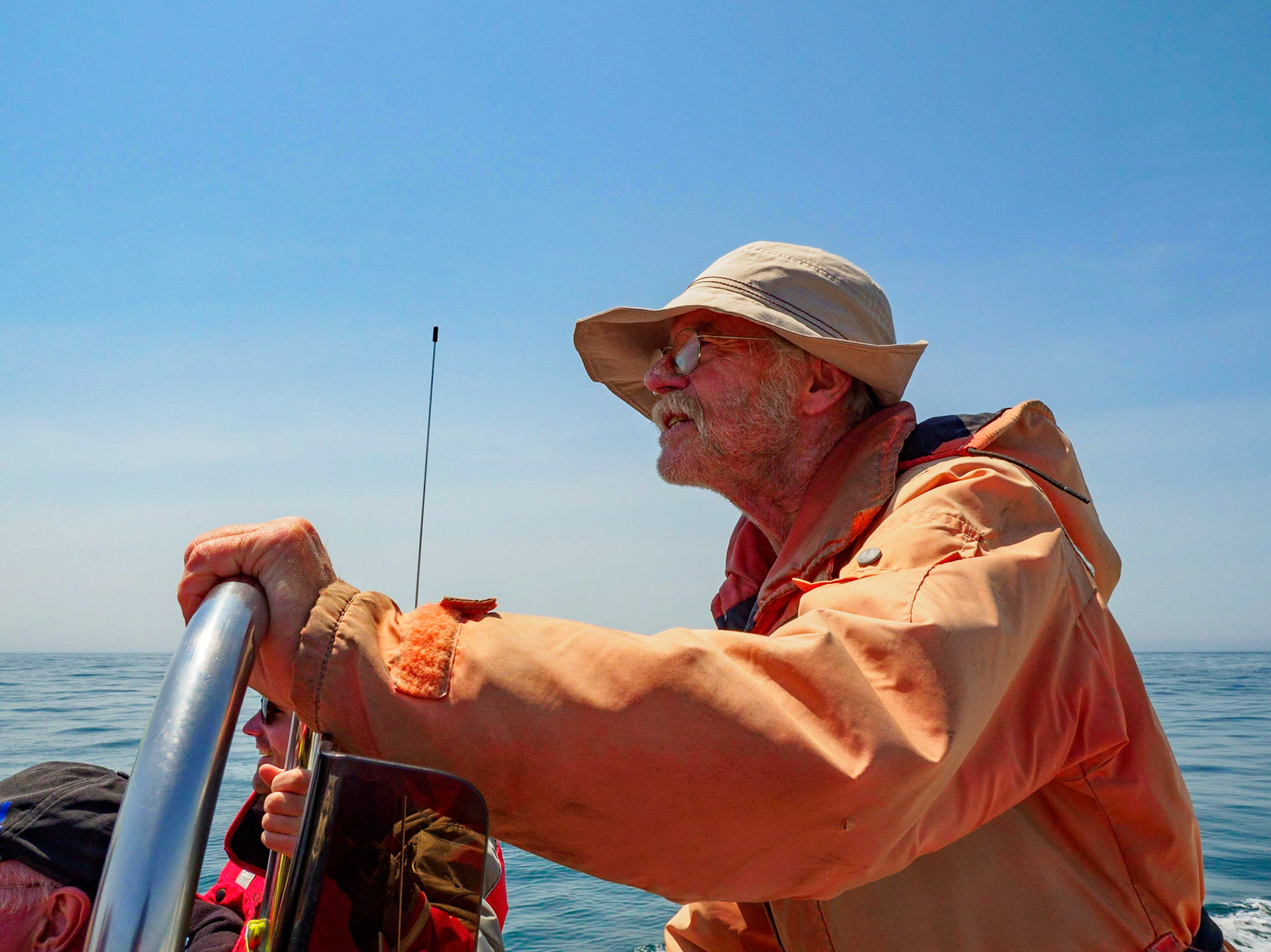 Whale watching, Bay of Fundy, Briar Island, Nova Scotia