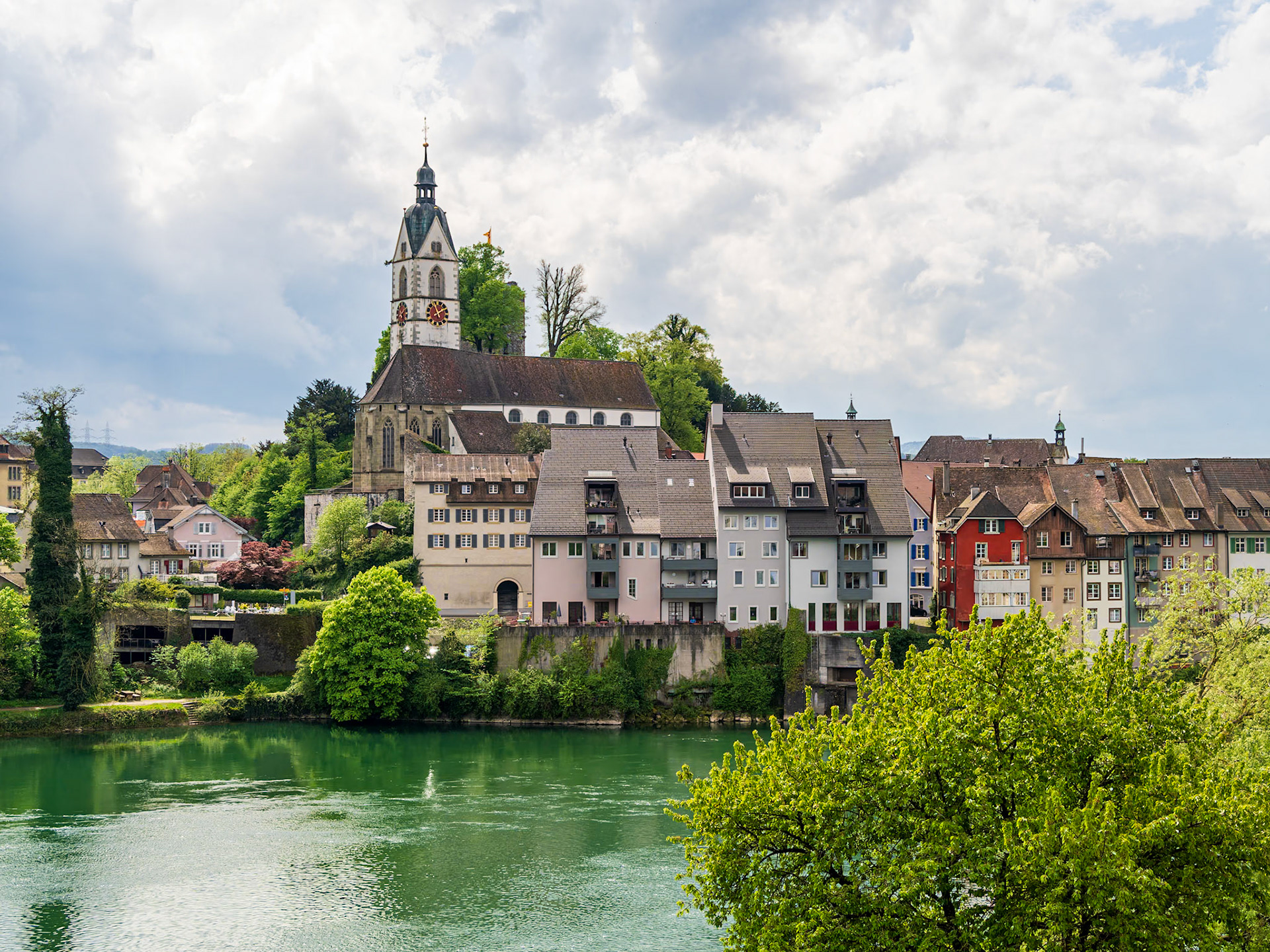 View of Laufenburg, Germany from Laufenburg, Switzerland