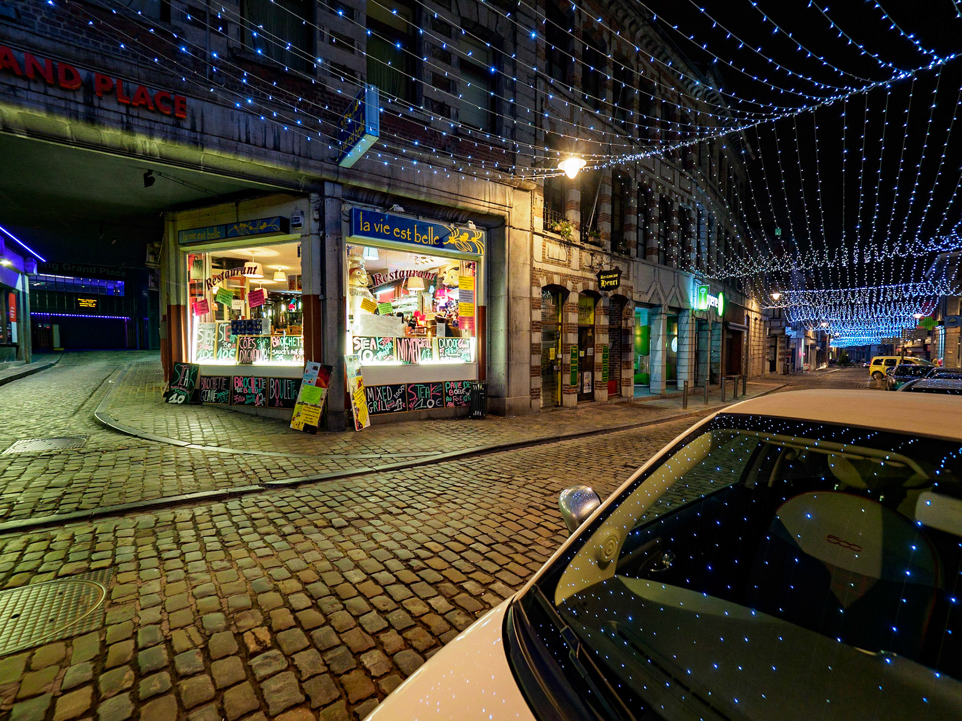 Night Streets of Mons, Belgium