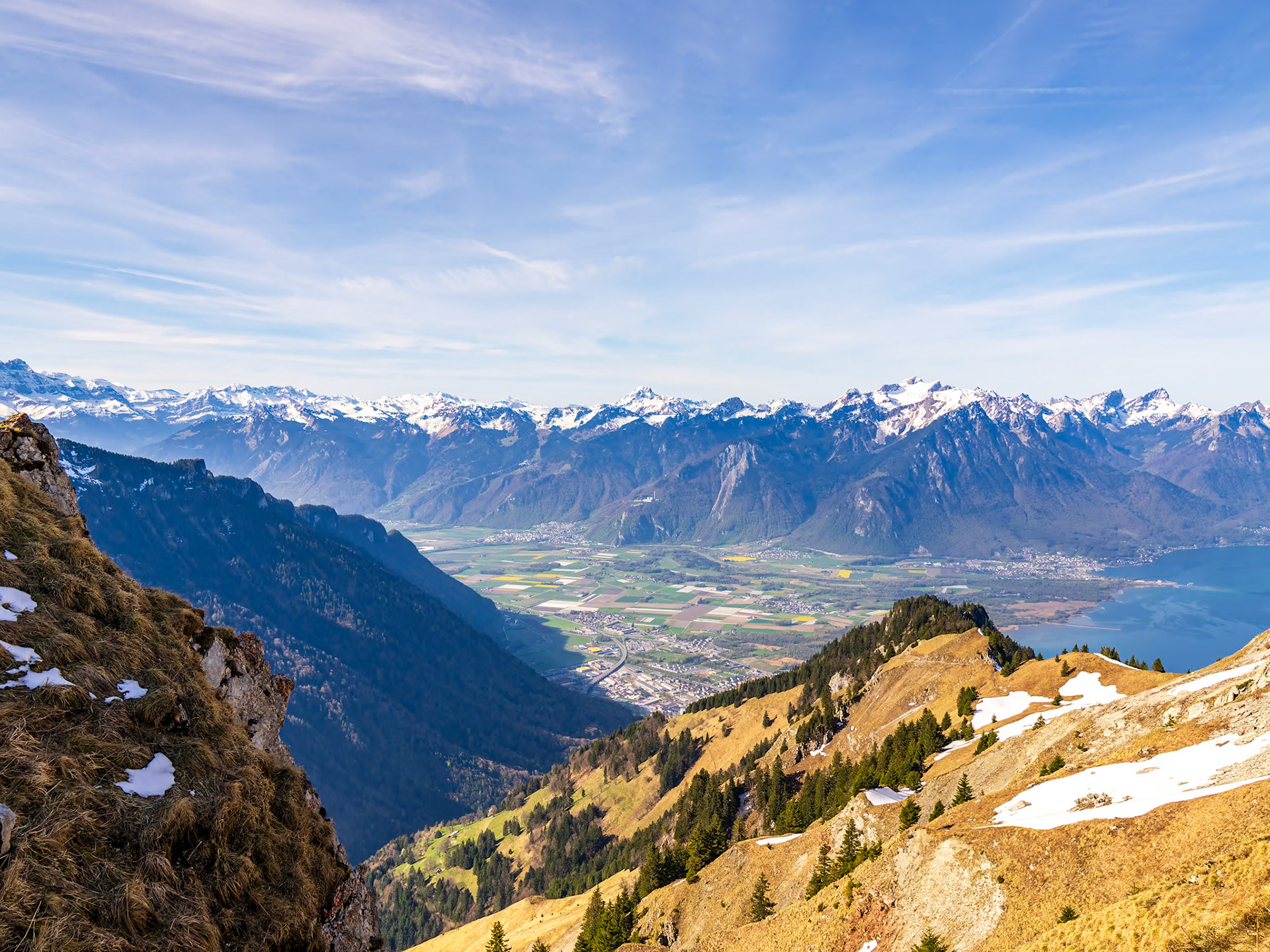 Views from Rochers de Naye 6,699-ft