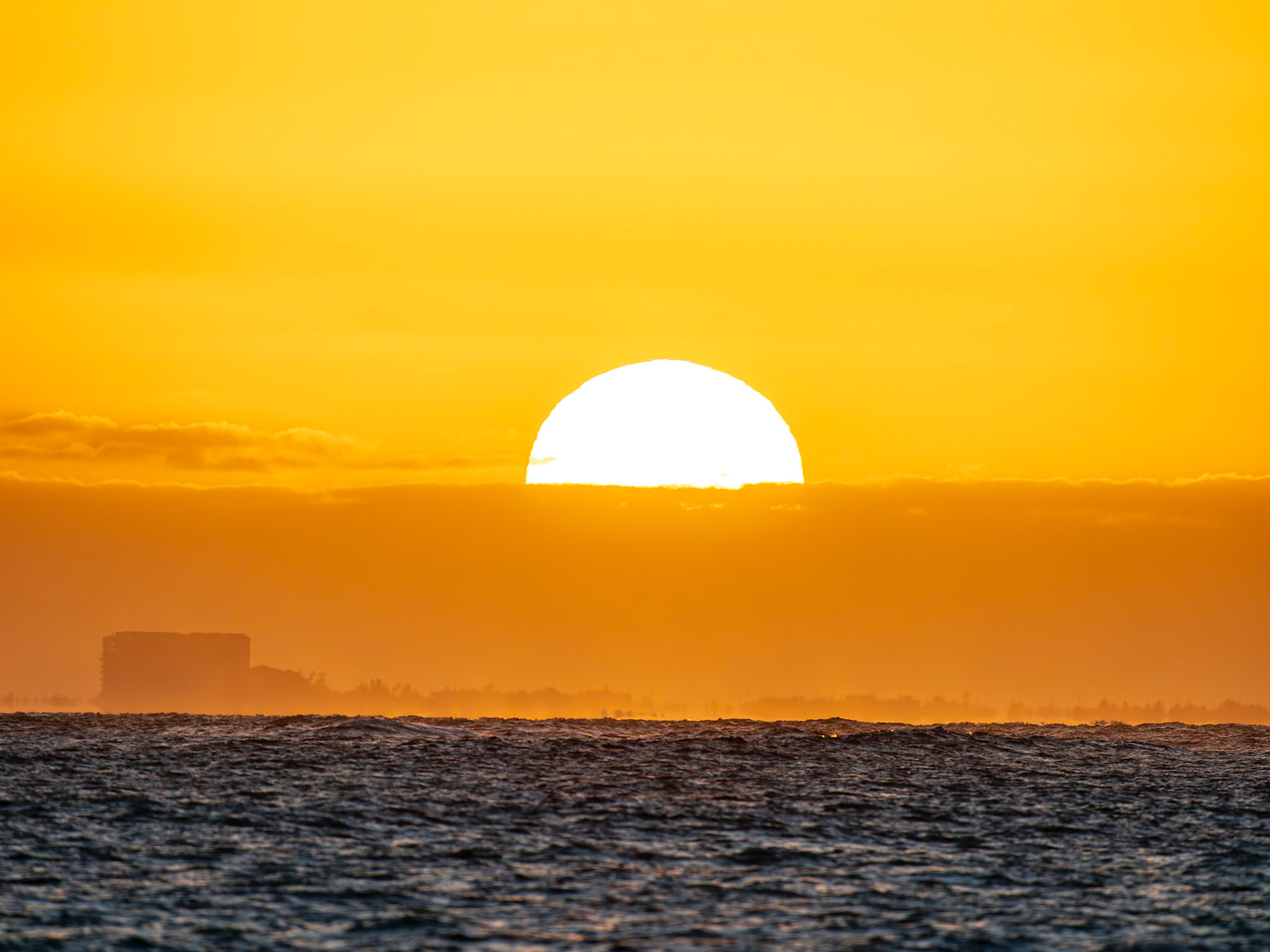 Sunrise over Grace Bay from Northwest Point, Providenciales, Turks and Caicos Islands
