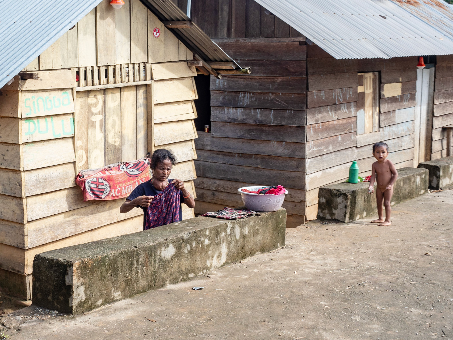 Buru Village Life, Buru Island, Indonesia