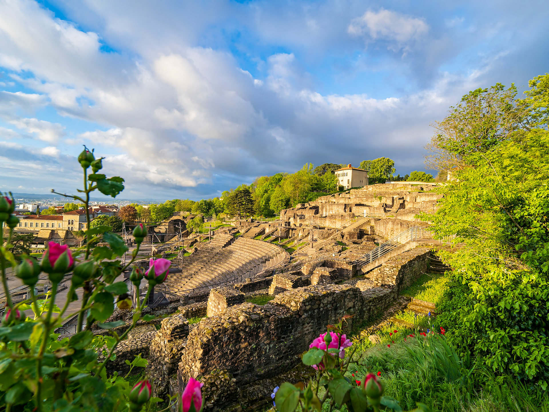 Also known as the Grand Roman Theatre of Lyon, the Théâtre Romain, or simply the Grand Théâtre, the Ancient Theatre of Fourvière would be at home in the heart of Rome. The archaeological wonder, refurbished in the early 20th century, is one of the oldest such amphitheaters in existence; it was first built under Augustus and later expanded under Hadrian.