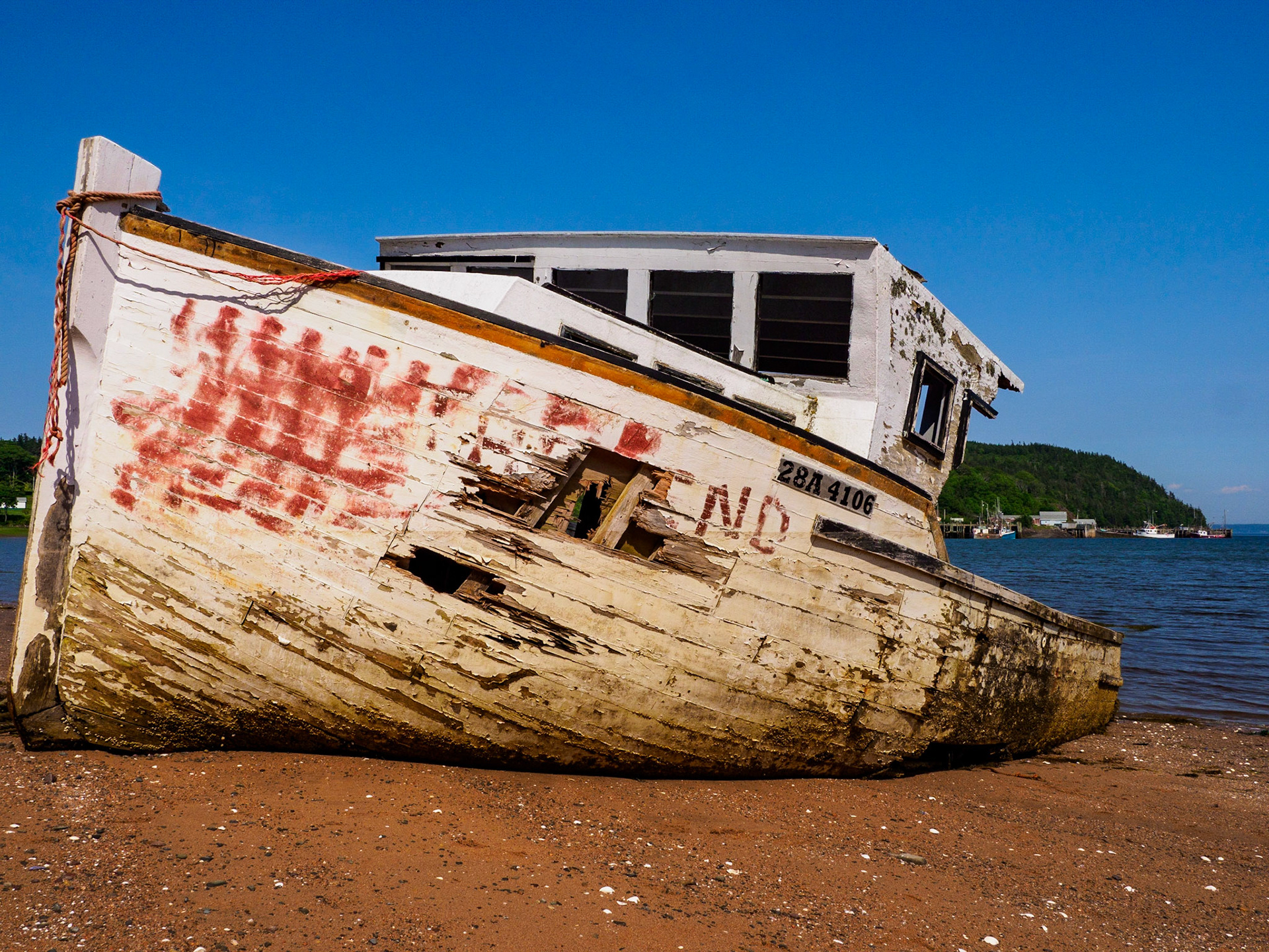 Abandoned Boat, Digby Neck, Nova Scotia