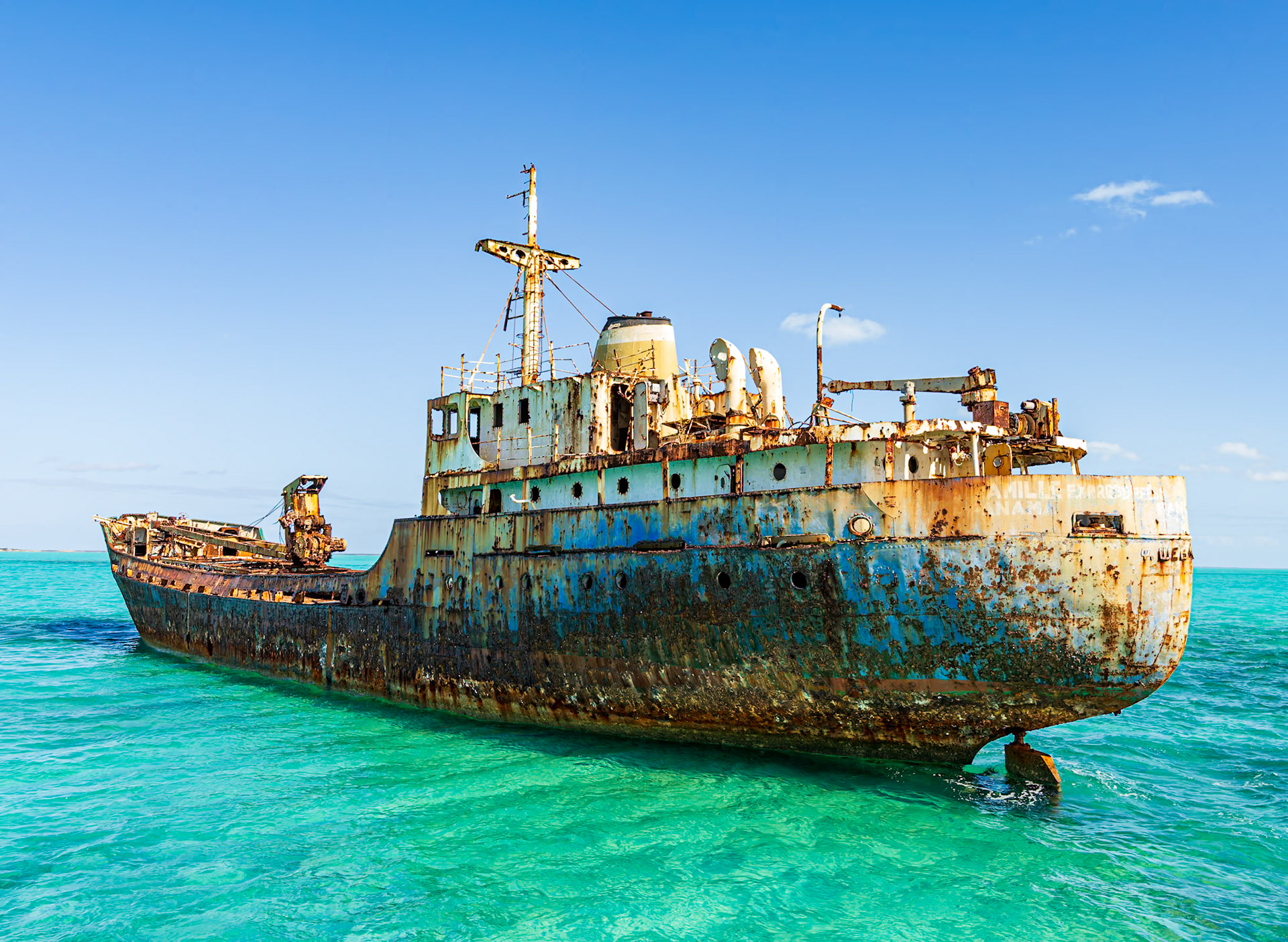 La Famille Express Shipwreck, Providenciales, Turks and Caicos Islands