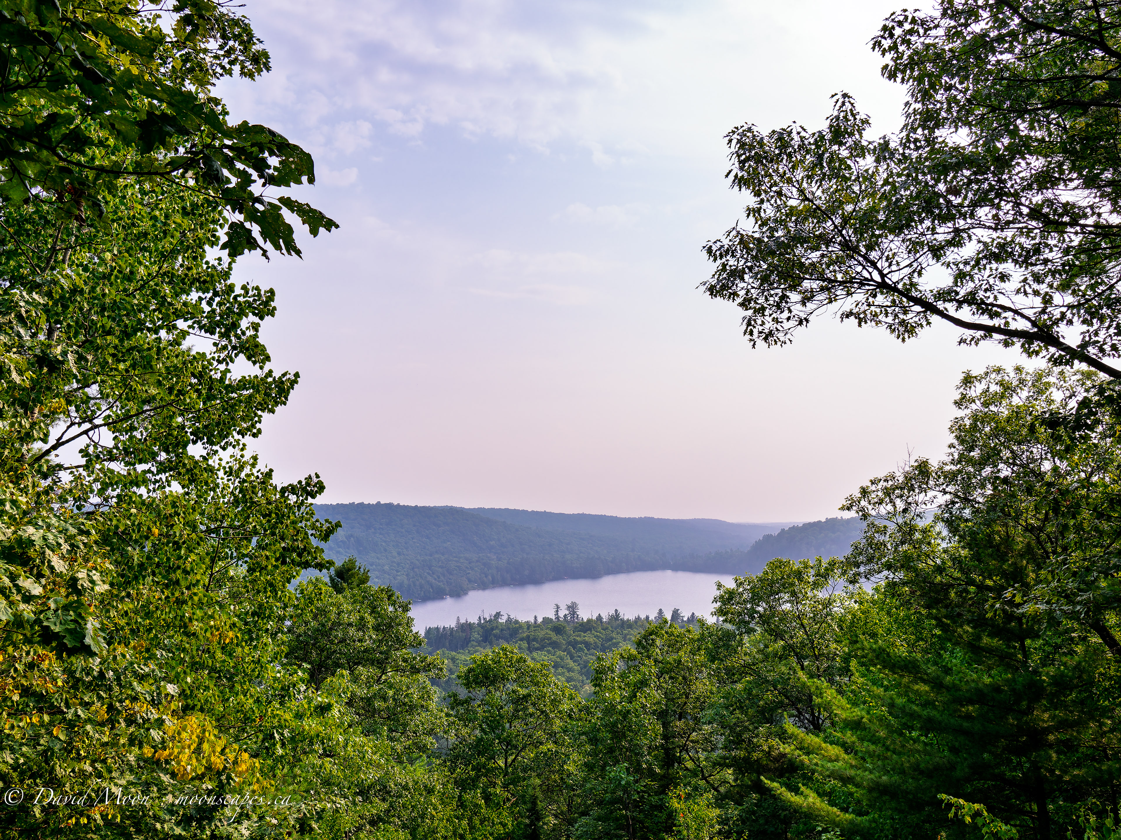 South West view over Black Lake from The Lookout, Haliburton Forest & Wildlife Reserve