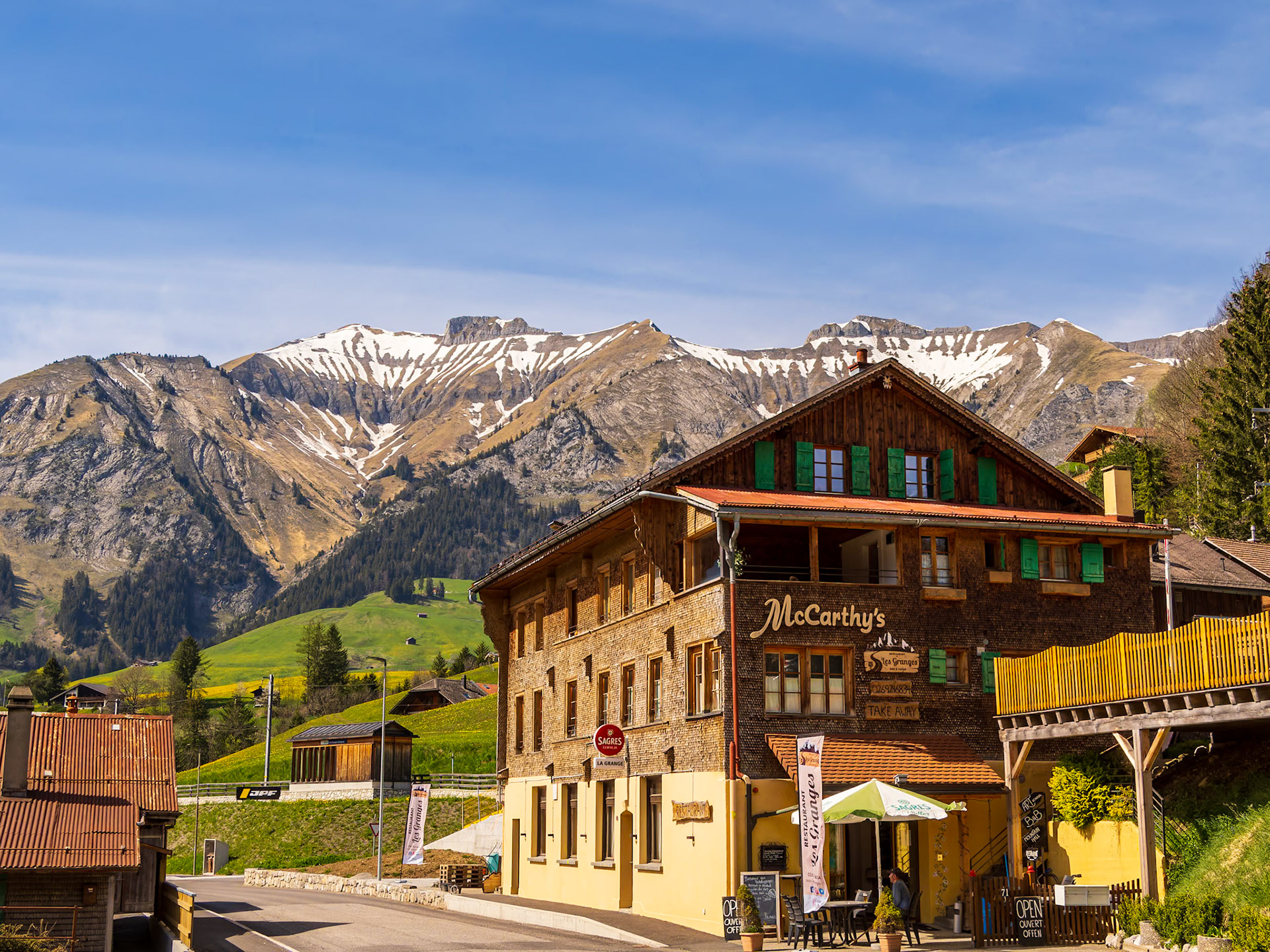 Views of Château-d'Oex, Switzerland