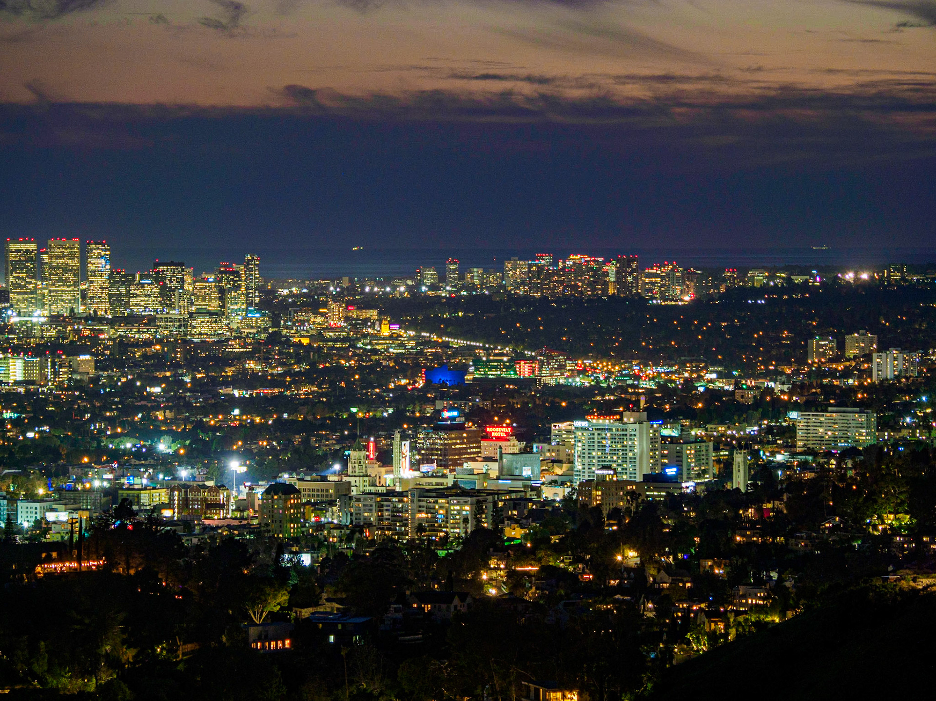 LA from Griffith Observatory, Los Angeles, California