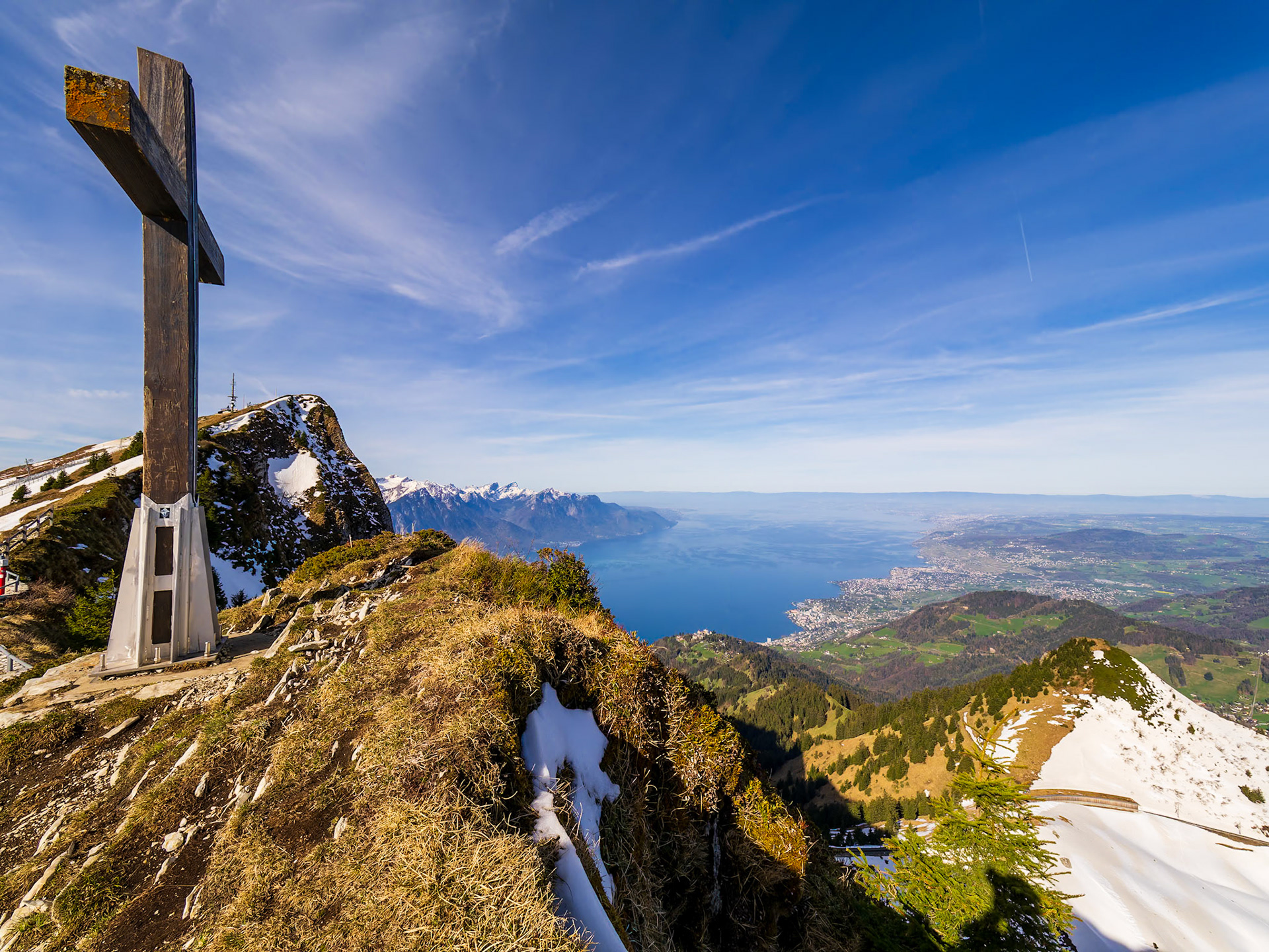Views from Rochers de Naye 6,699-ft