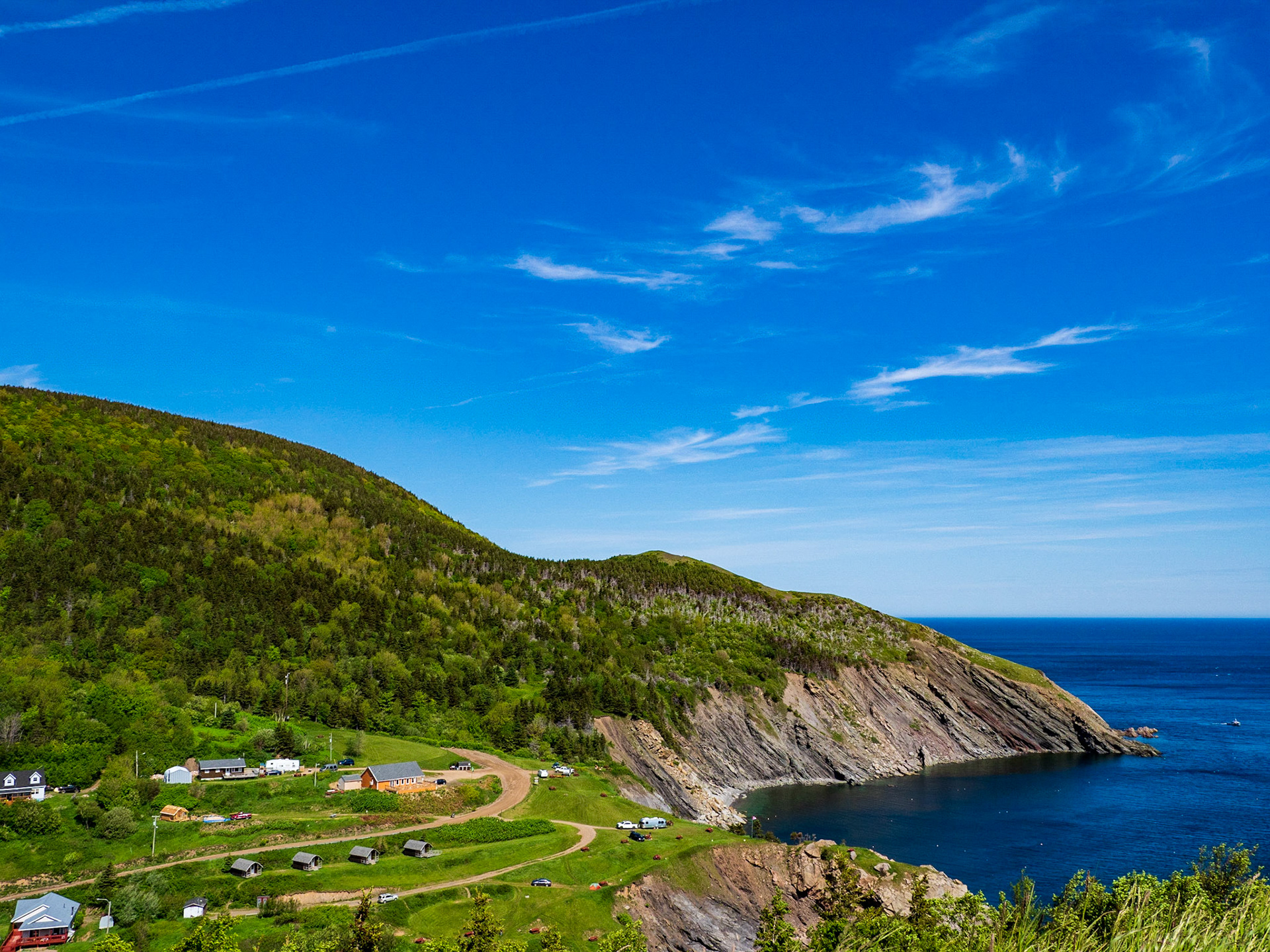 View of Meat Cove, Nova Scotia