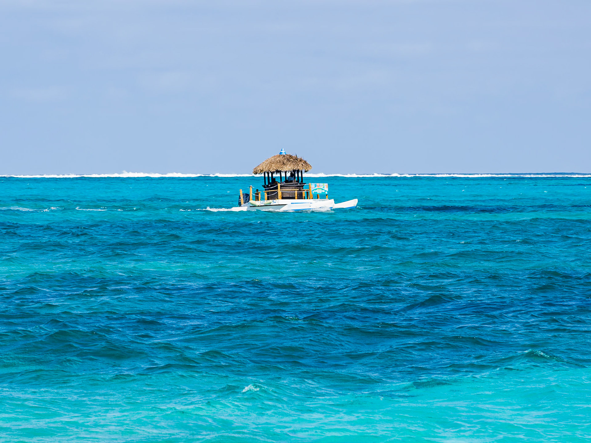 Views of Grace Bay from Bight Settlement,  Providenciales, Turks and Caicos Islands