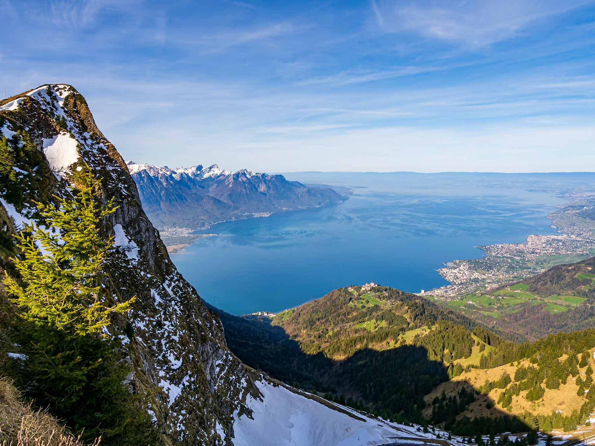 Views from Rochers de Naye 6,699-ft