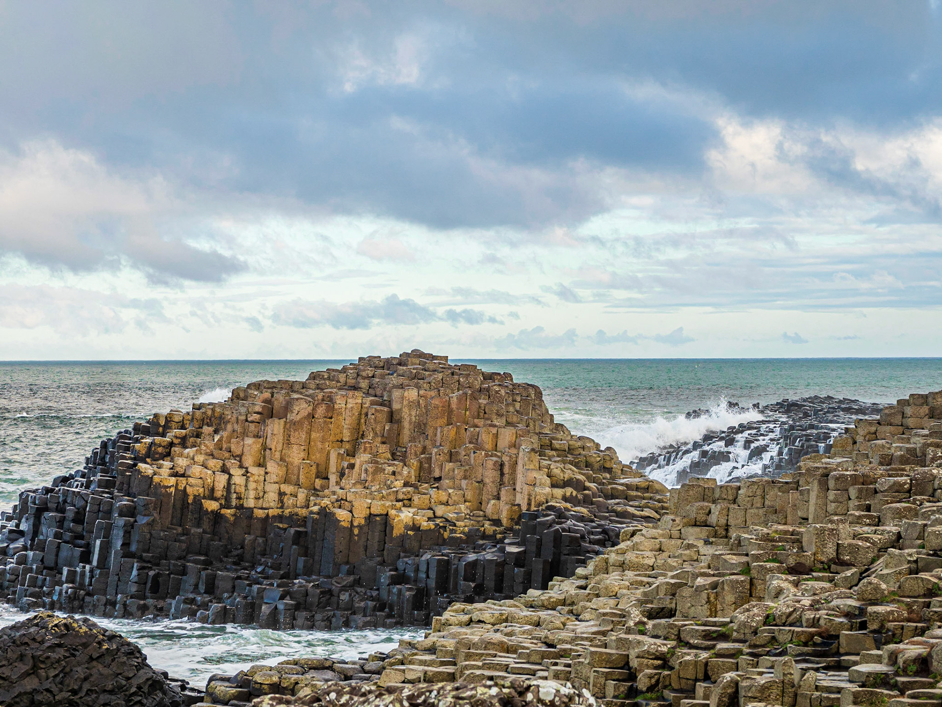 Views around Giants Causeway, Northern Ireland, UK