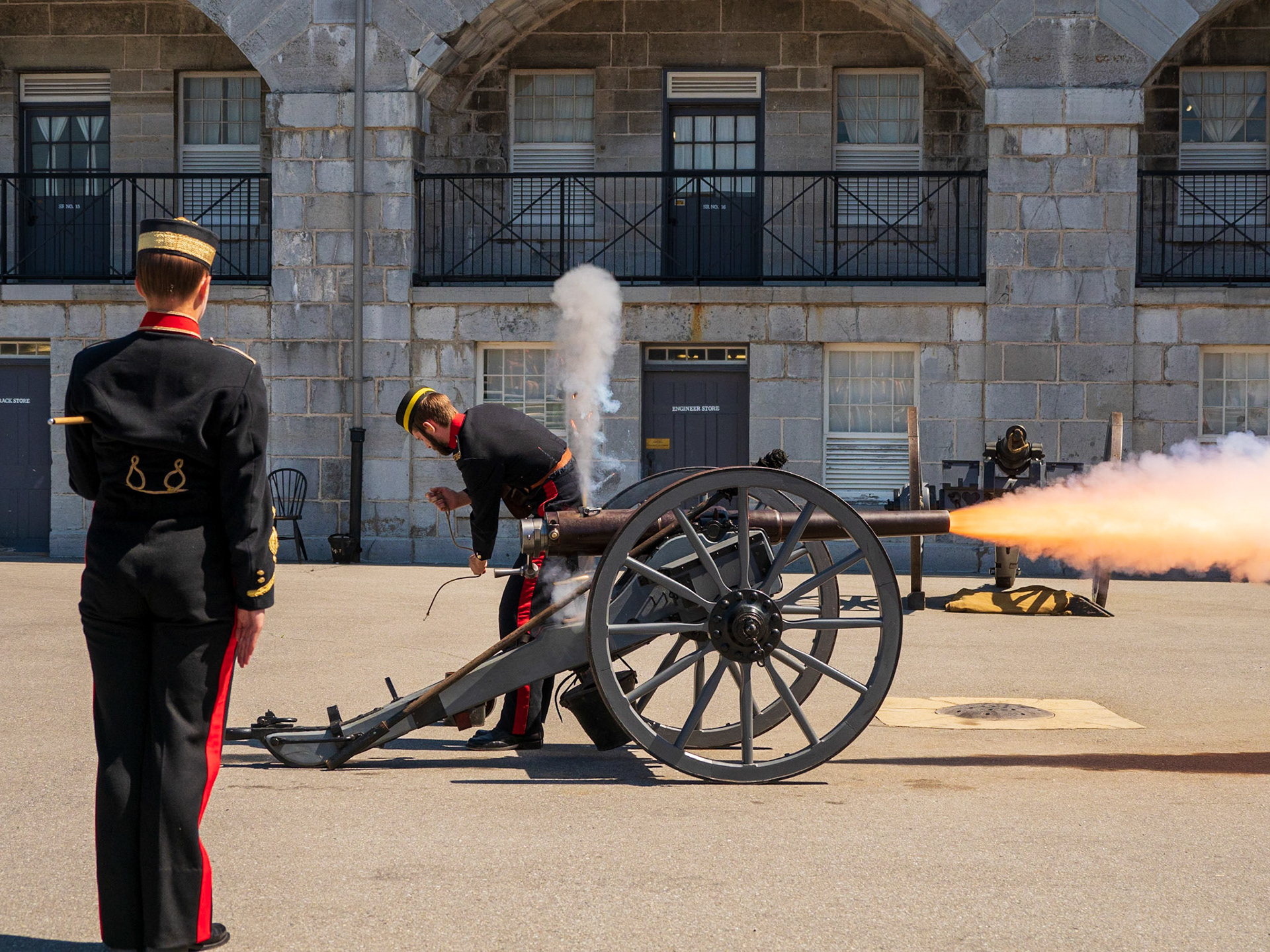 Fort Henry midday Canon Firing, Kingston, Ontario