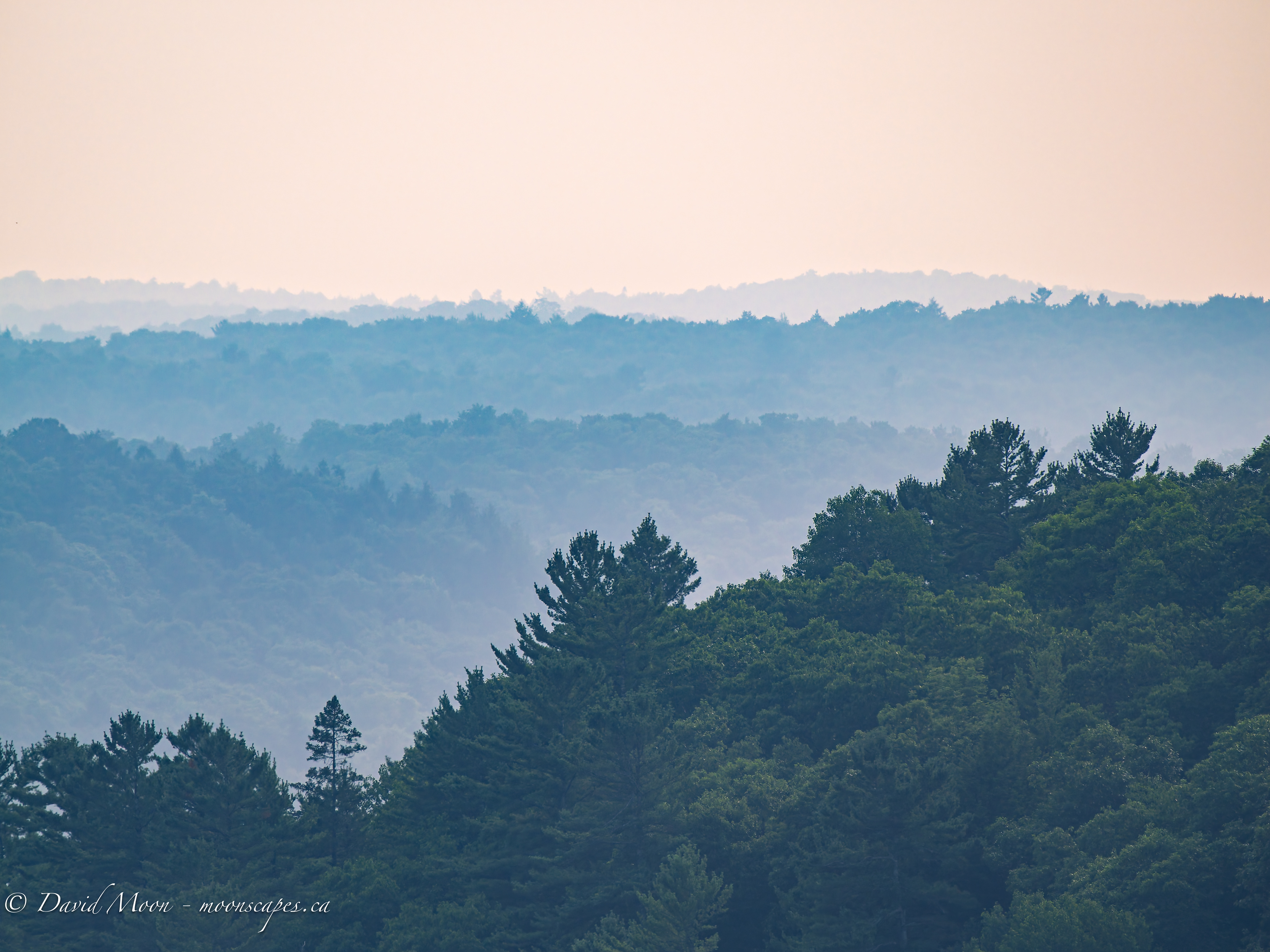 Zoomed in South West view from The Lookout, Haliburton Forest & Wildlife Reserve