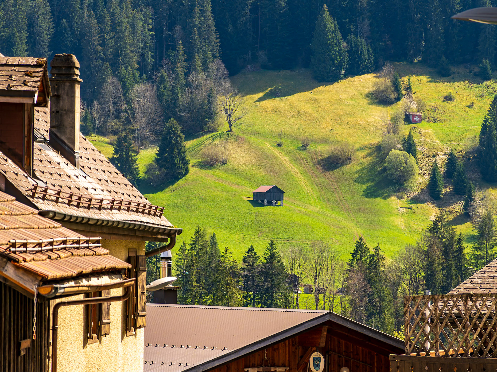 Views of Château-d'Oex, Switzerland