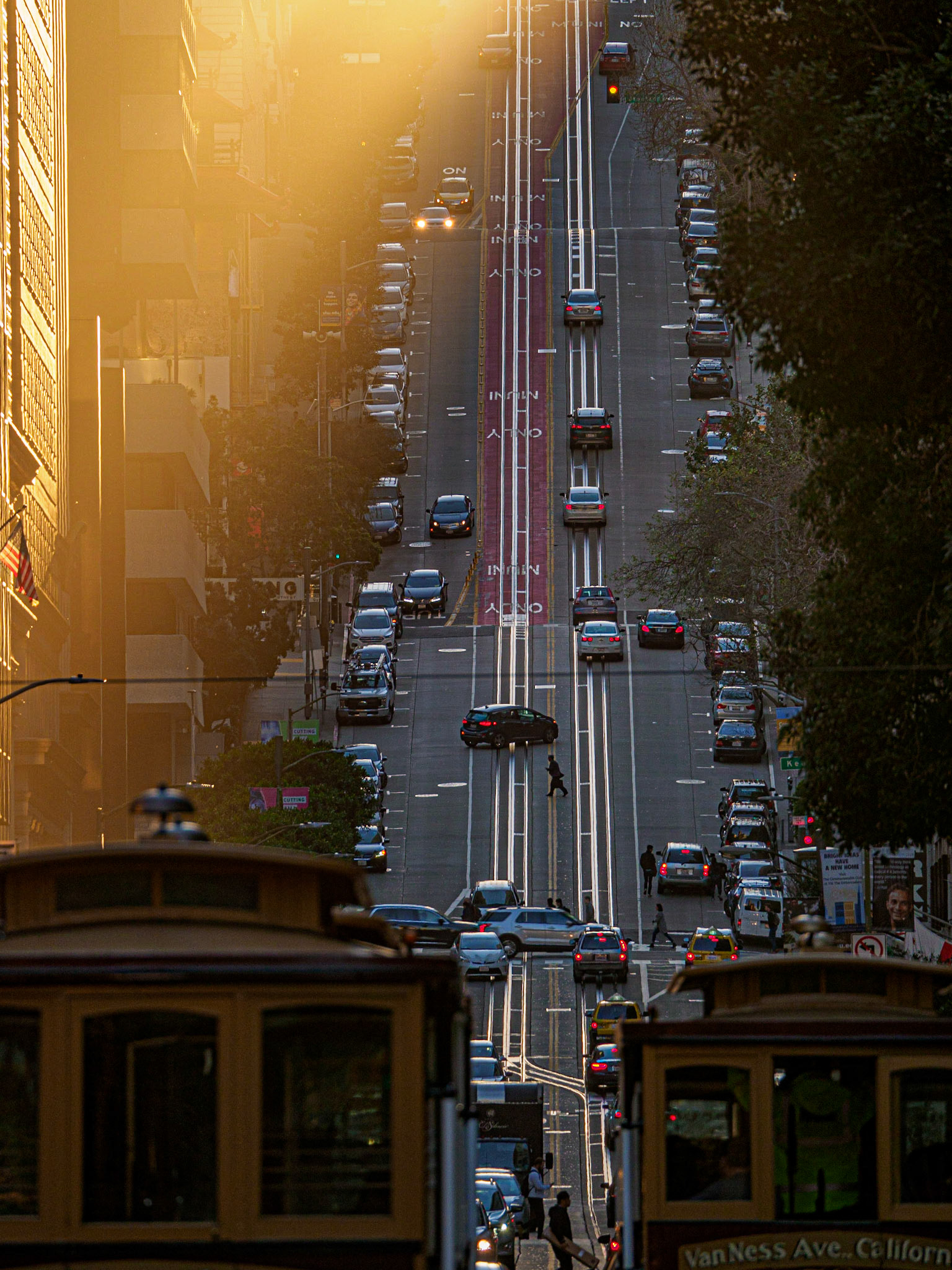 San Francisco California St Cable Car