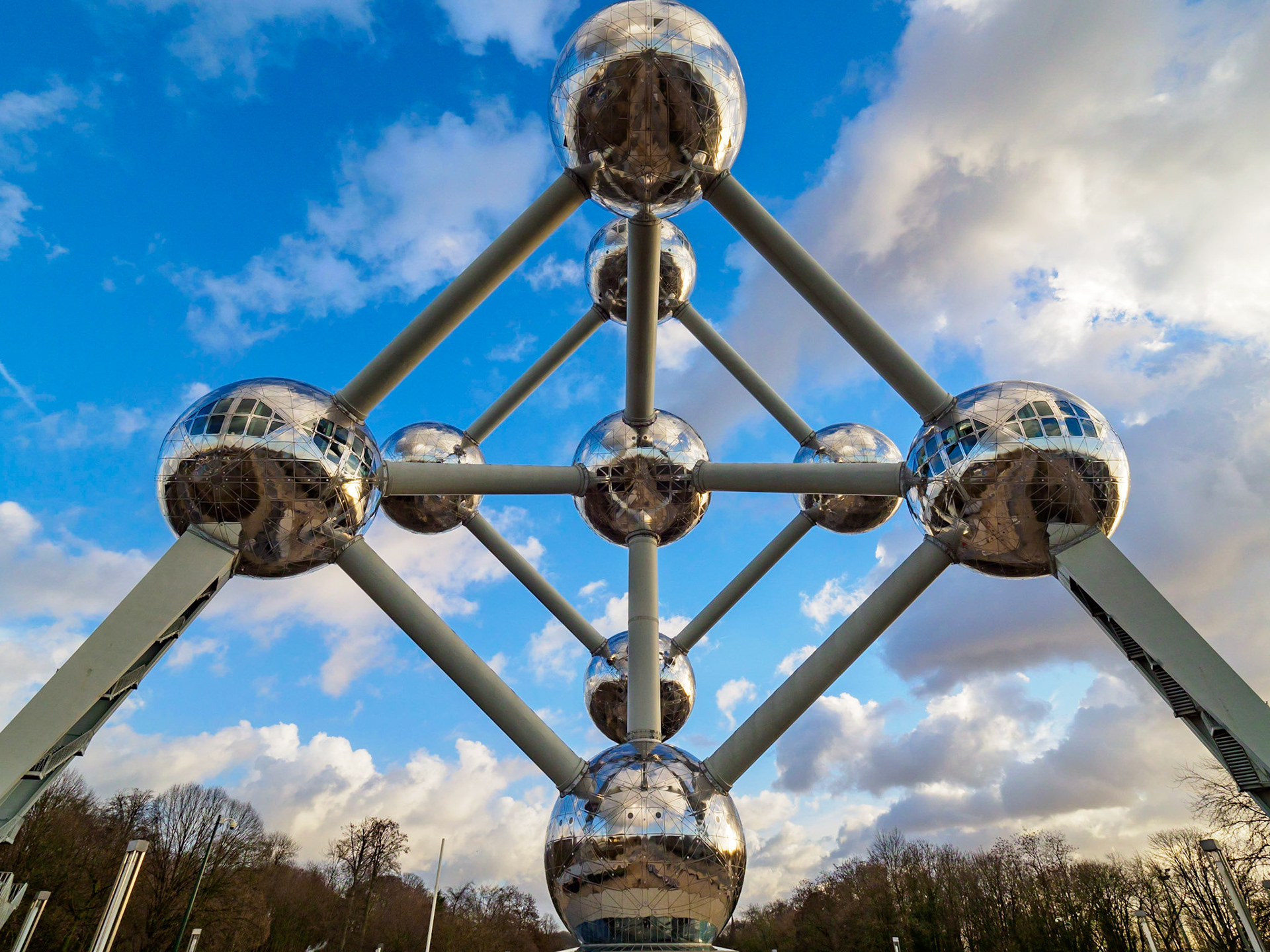 Atomium in Brussels, Belgium