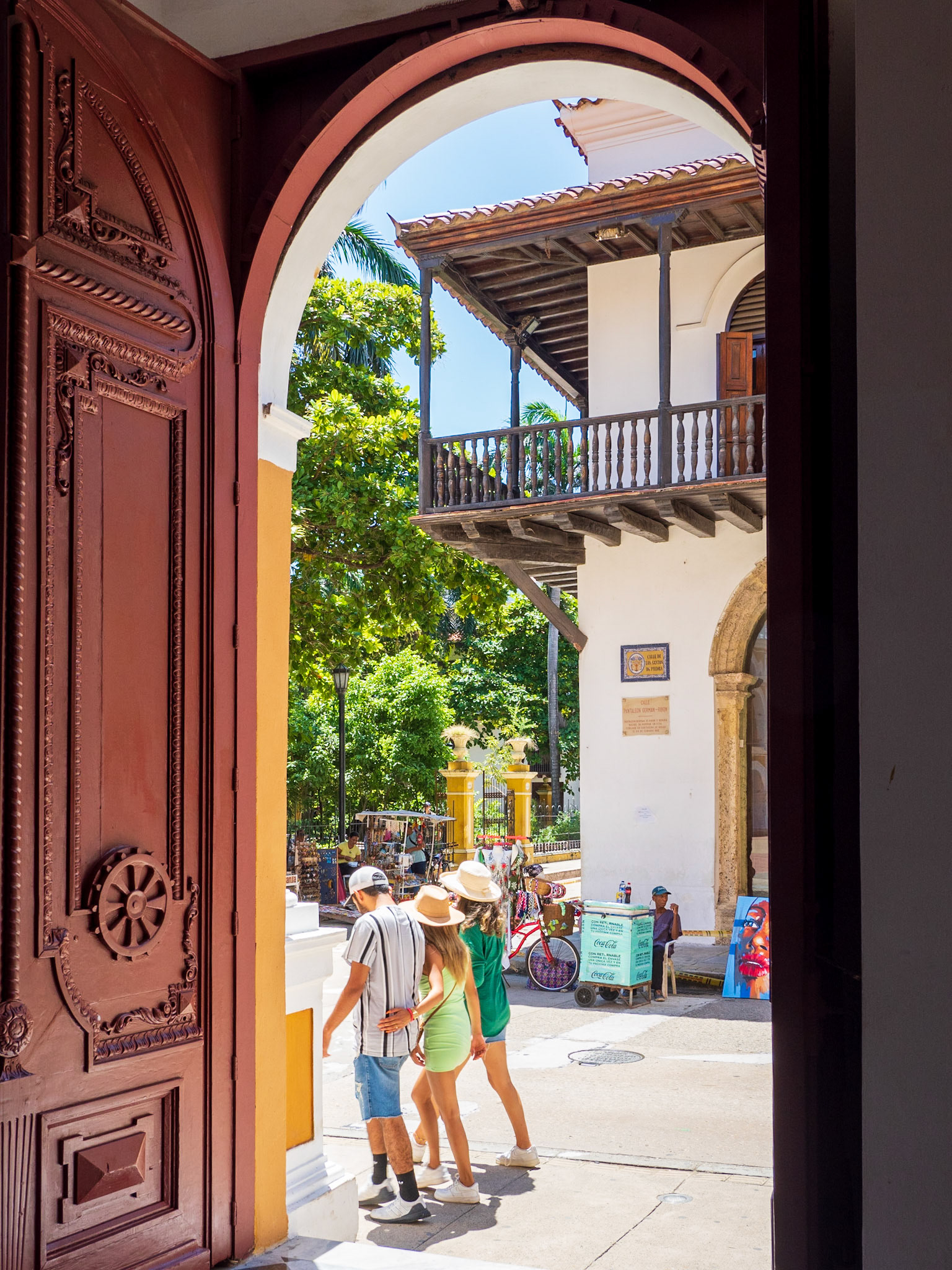 View from within Catedral de Santa Catalina de Alejandría