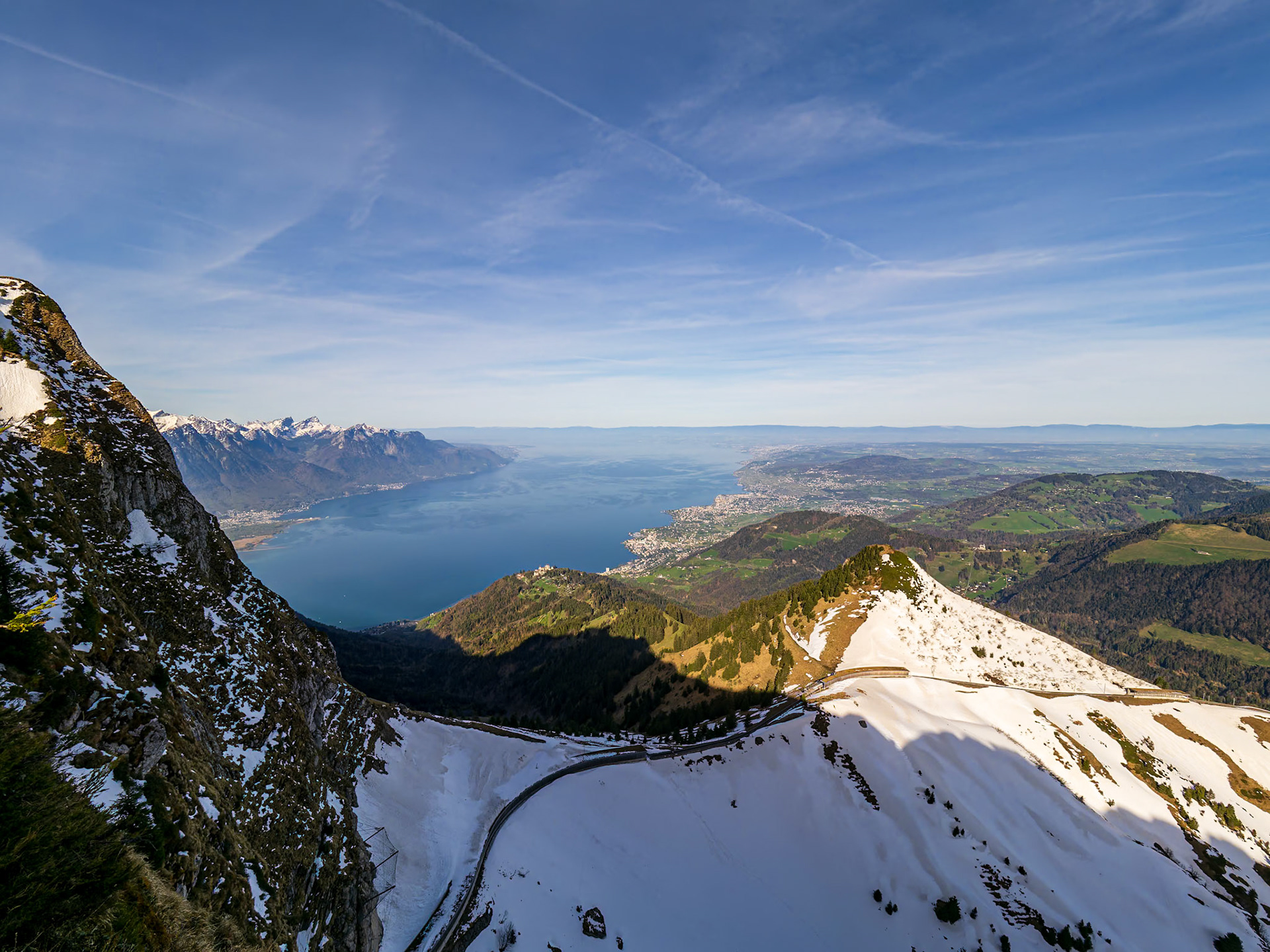 Views from Rochers de Naye 6,699-ft