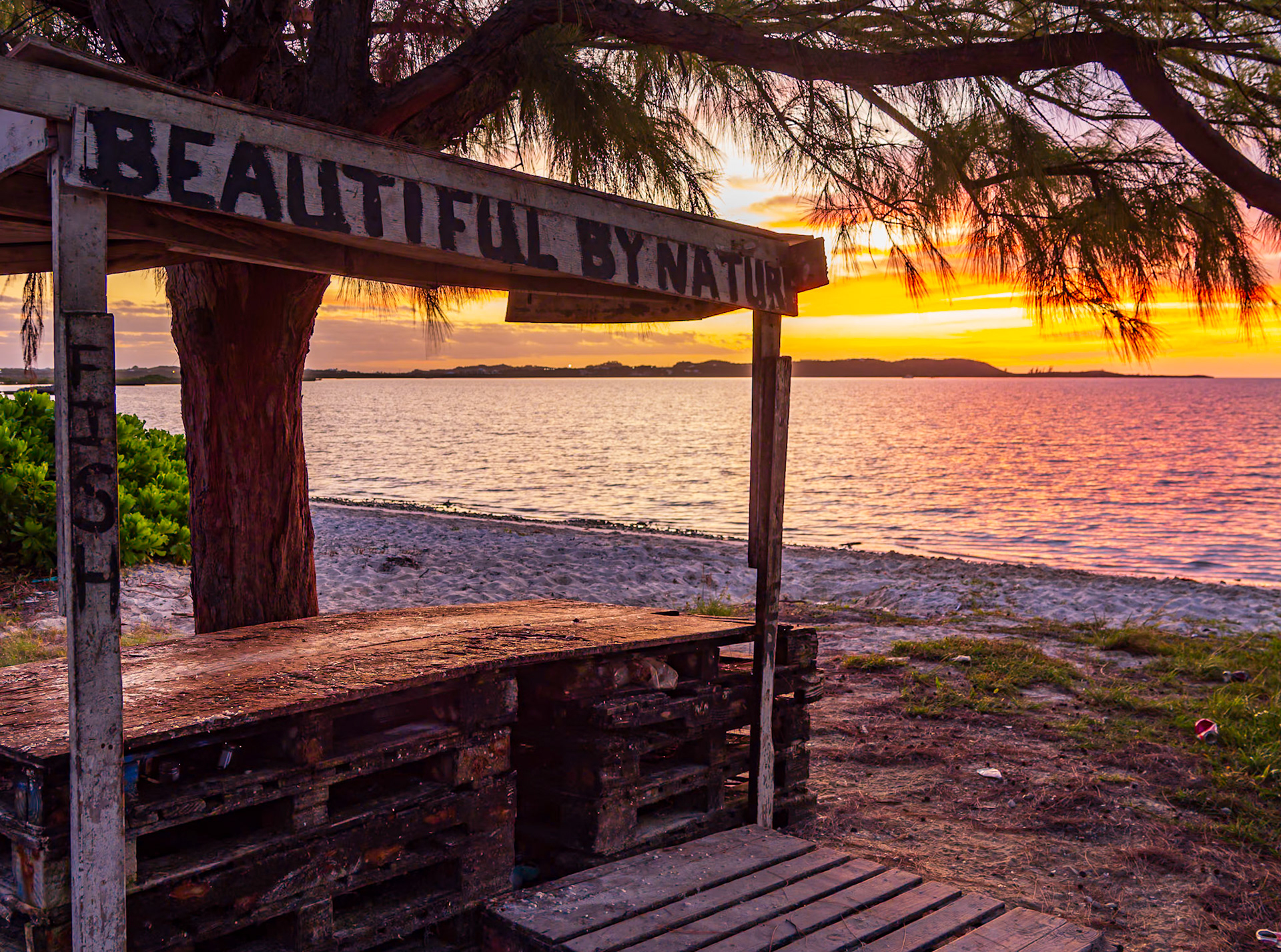 Sunrise at Five Cays Beach, Providenciales, Turks and Caicos Islands