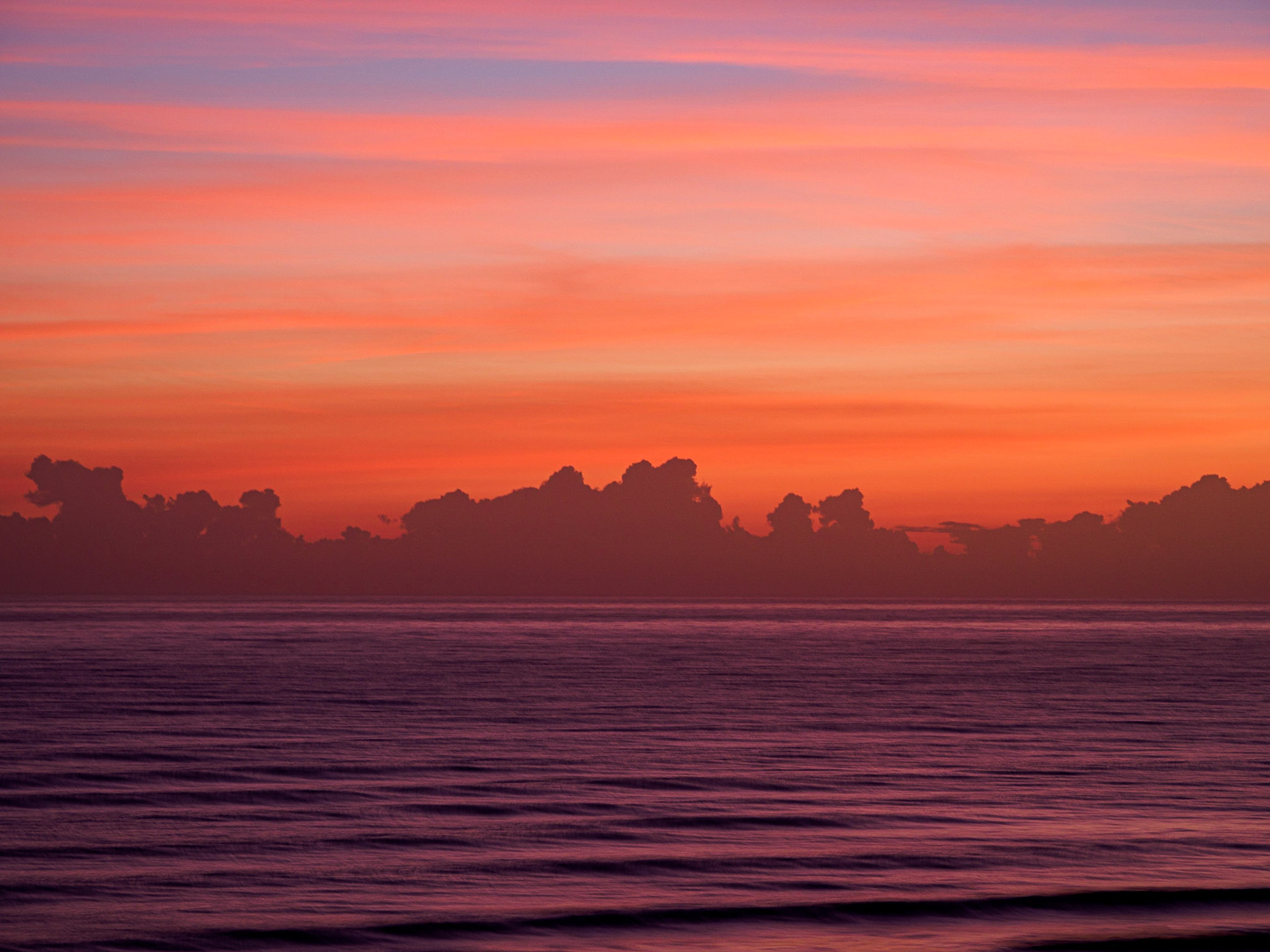Sunrise over Daytona Beach, Florida
